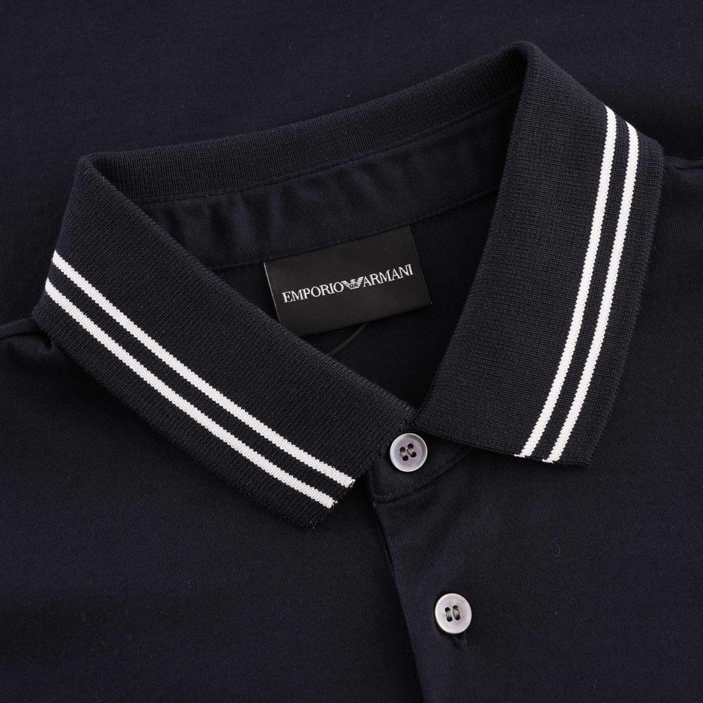 Emporio Armani Script Polo - Blue