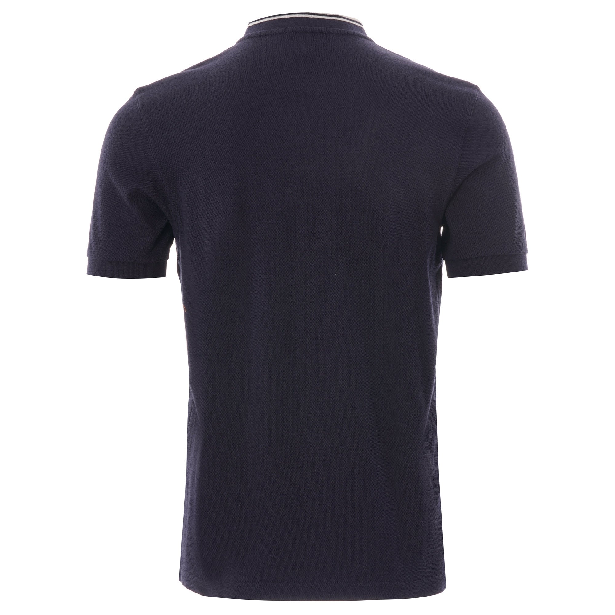 Fred Perry M4 Bomber Collar Polo Shirt - Navy