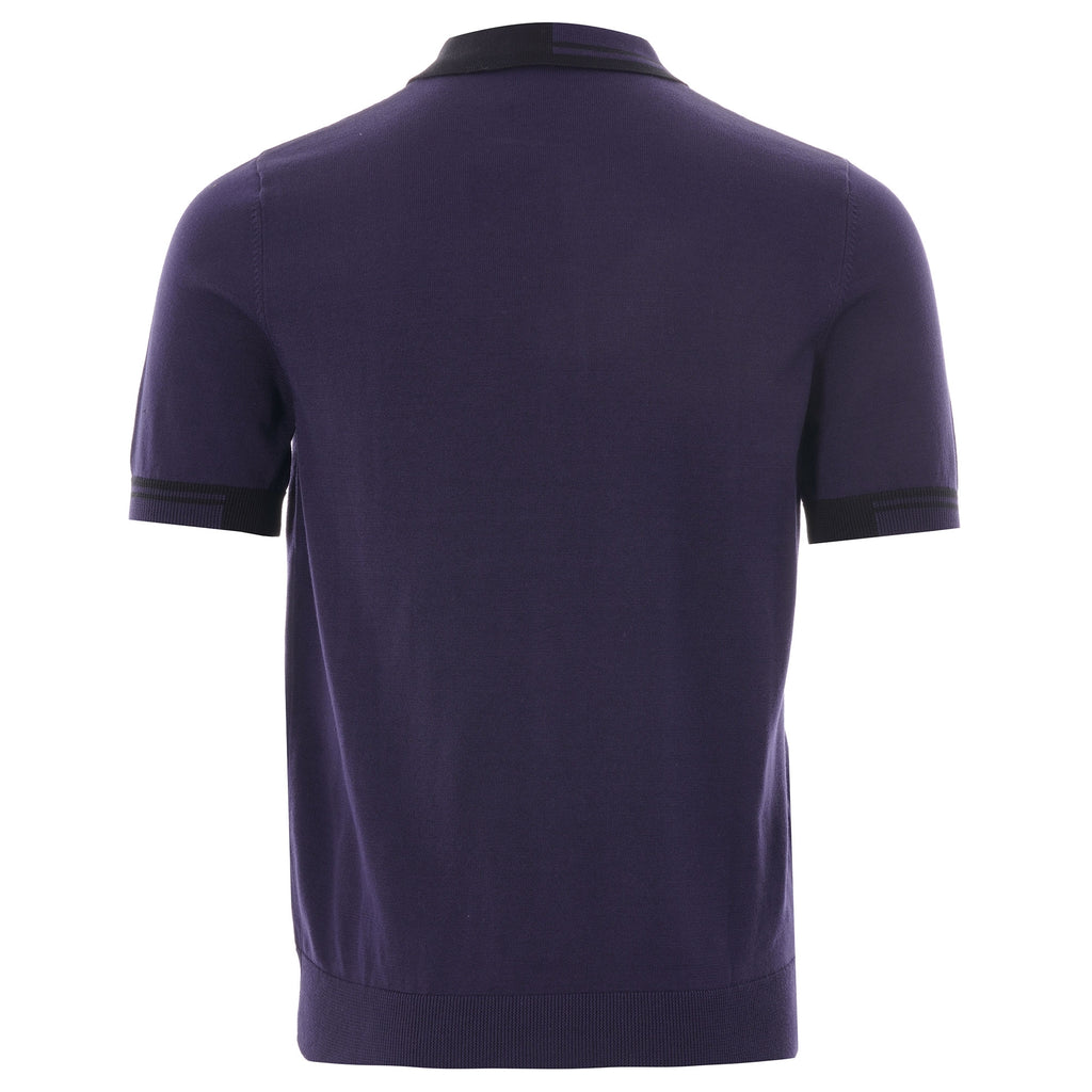 Fred Perry Abstract Tipped Polo - Carbon Blue