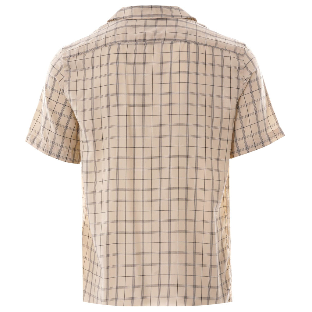 Paul Smith Tailored Fit Check Short Sleeve Shirt - Ivory