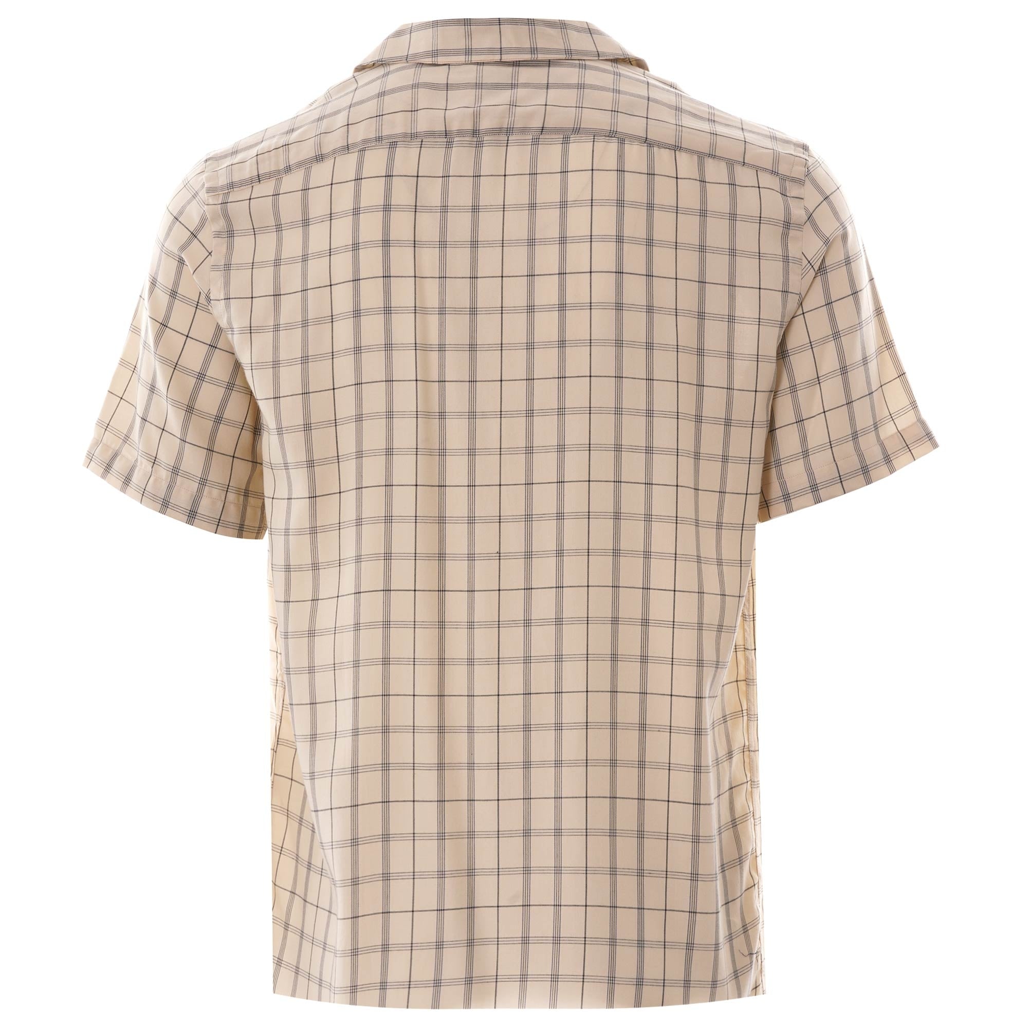Paul Smith Tailored Fit Check Short Sleeve Shirt - Ivory
