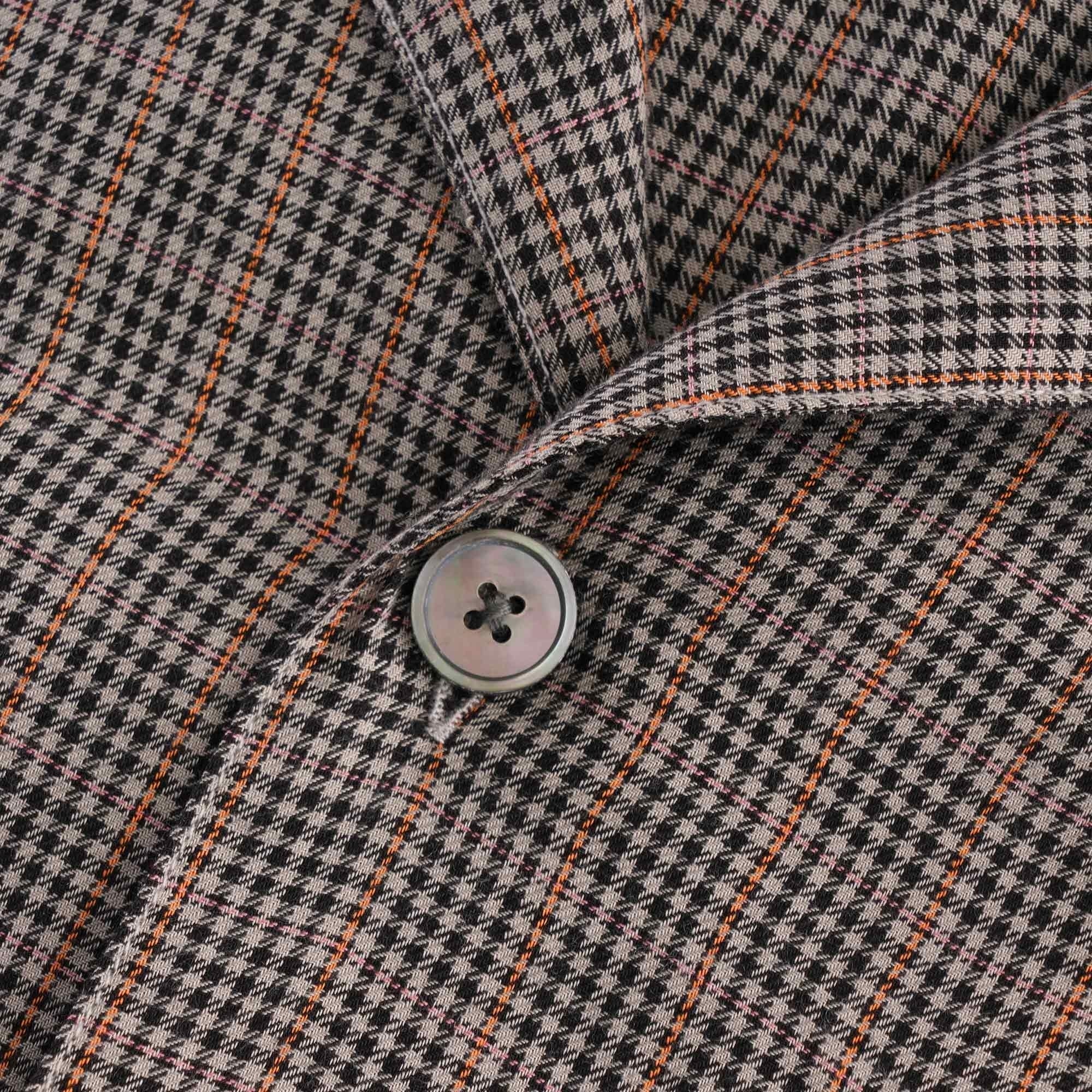 Paul Smith Tailored Fit Check Short Sleeve Shirt - Dark Tan