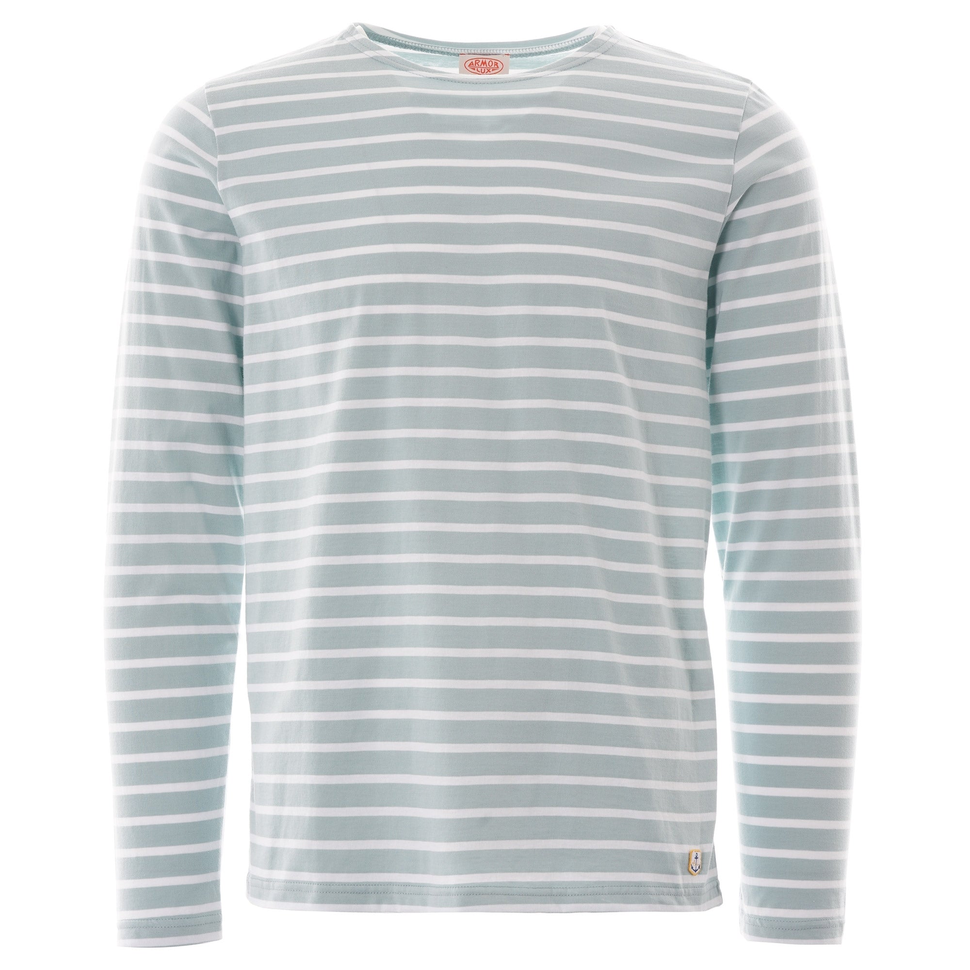 Armor Lux Long Sleeve Breton Striped Mariniere T-Shirt - Mint
