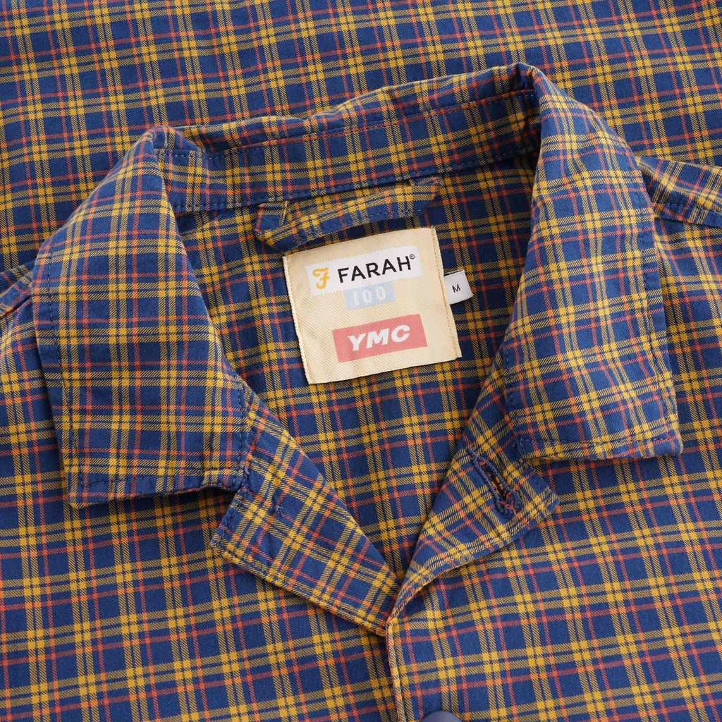 Farah x YMC Madras Check Jacket - Sailor Blue