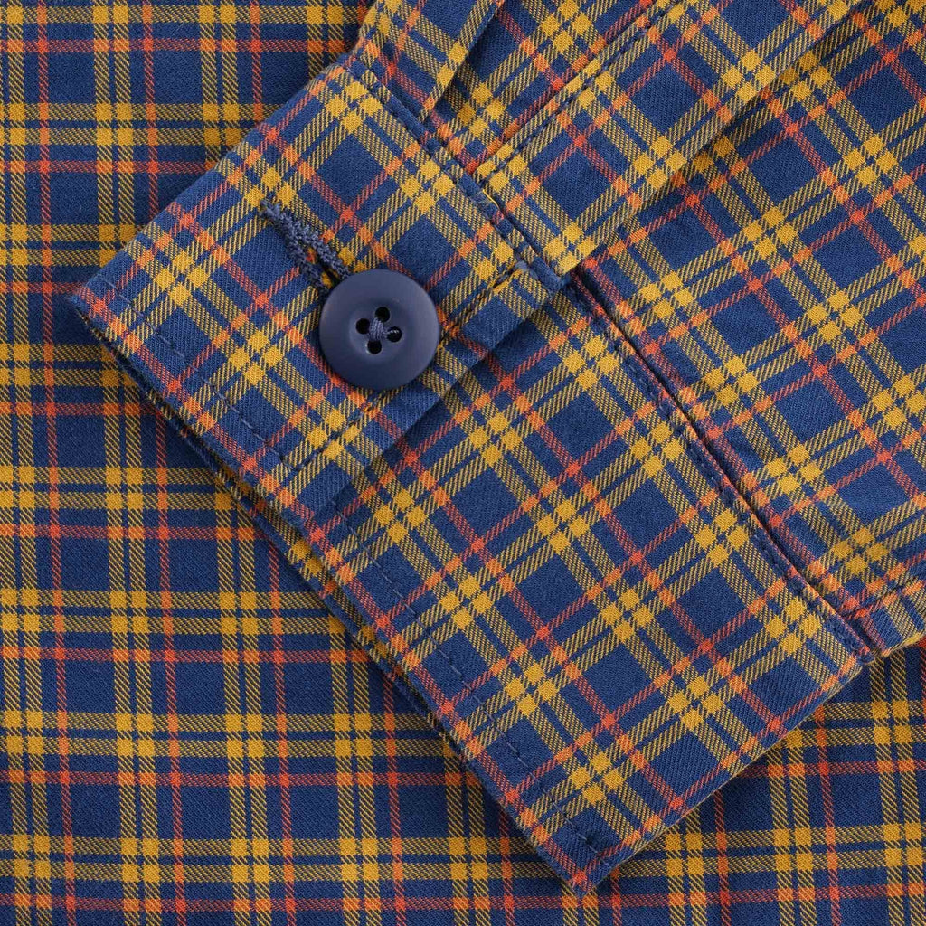 Farah x YMC Madras Check Jacket - Sailor Blue