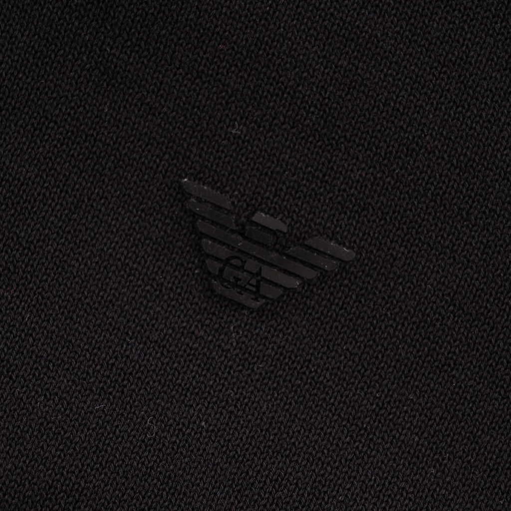 Emporio Armani Knitted Polo - Nero