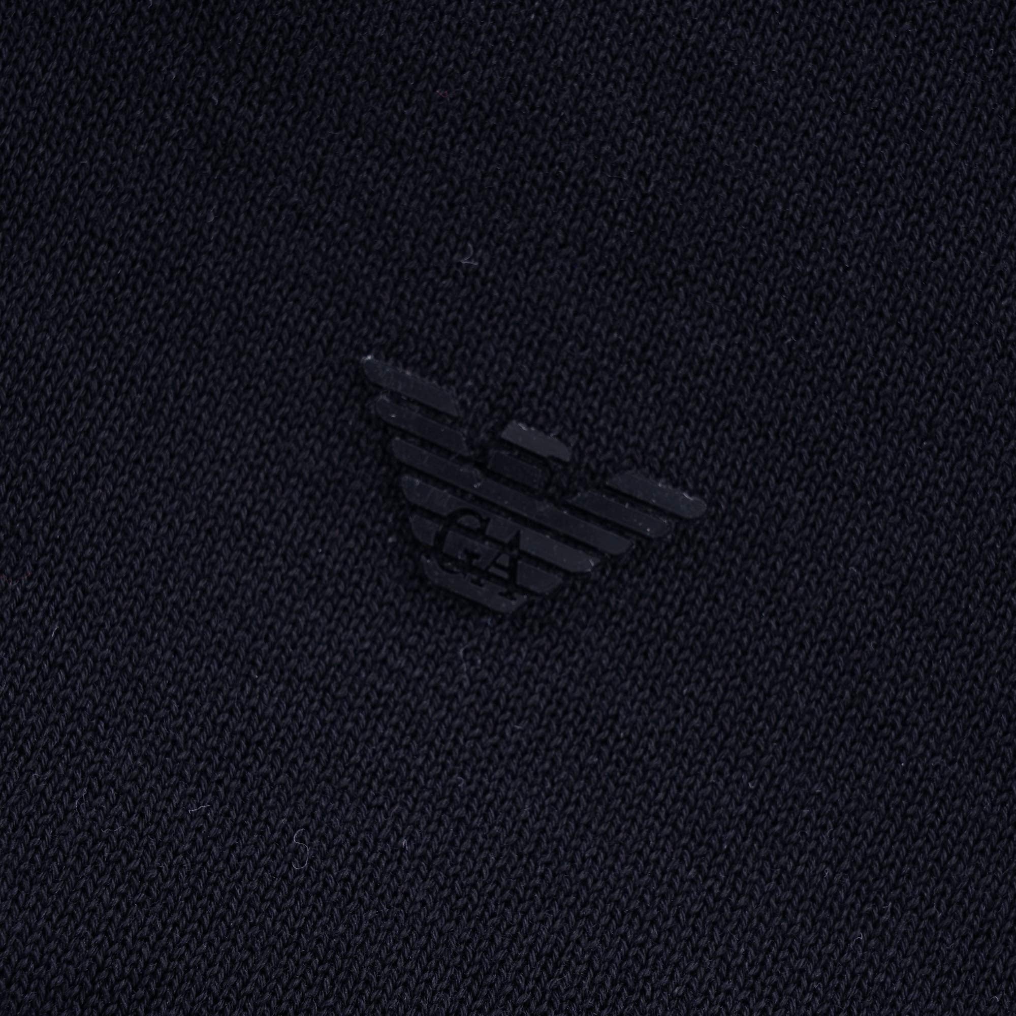 Emporio Armani Knitted Polo - Blue