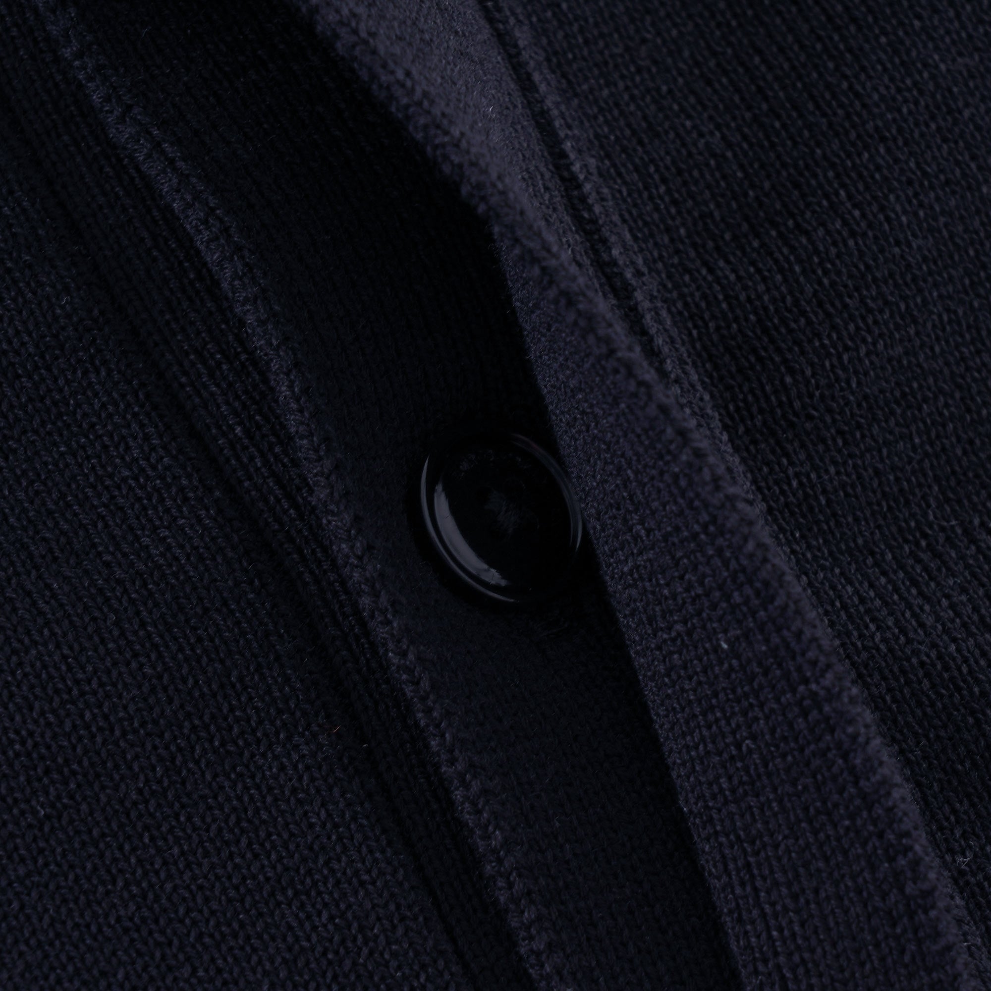 Emporio Armani Knitted Polo - Blue