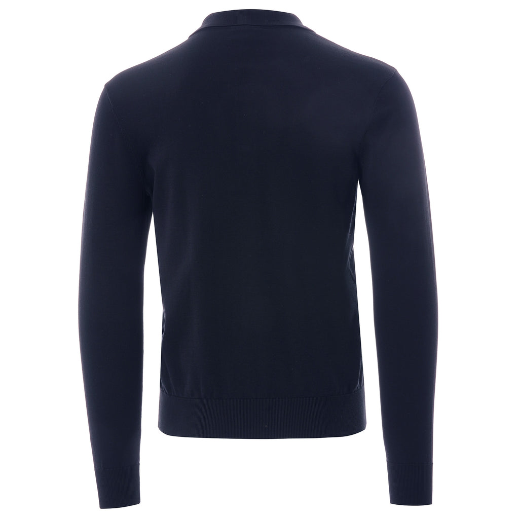 Emporio Armani Knitted Polo - Blue