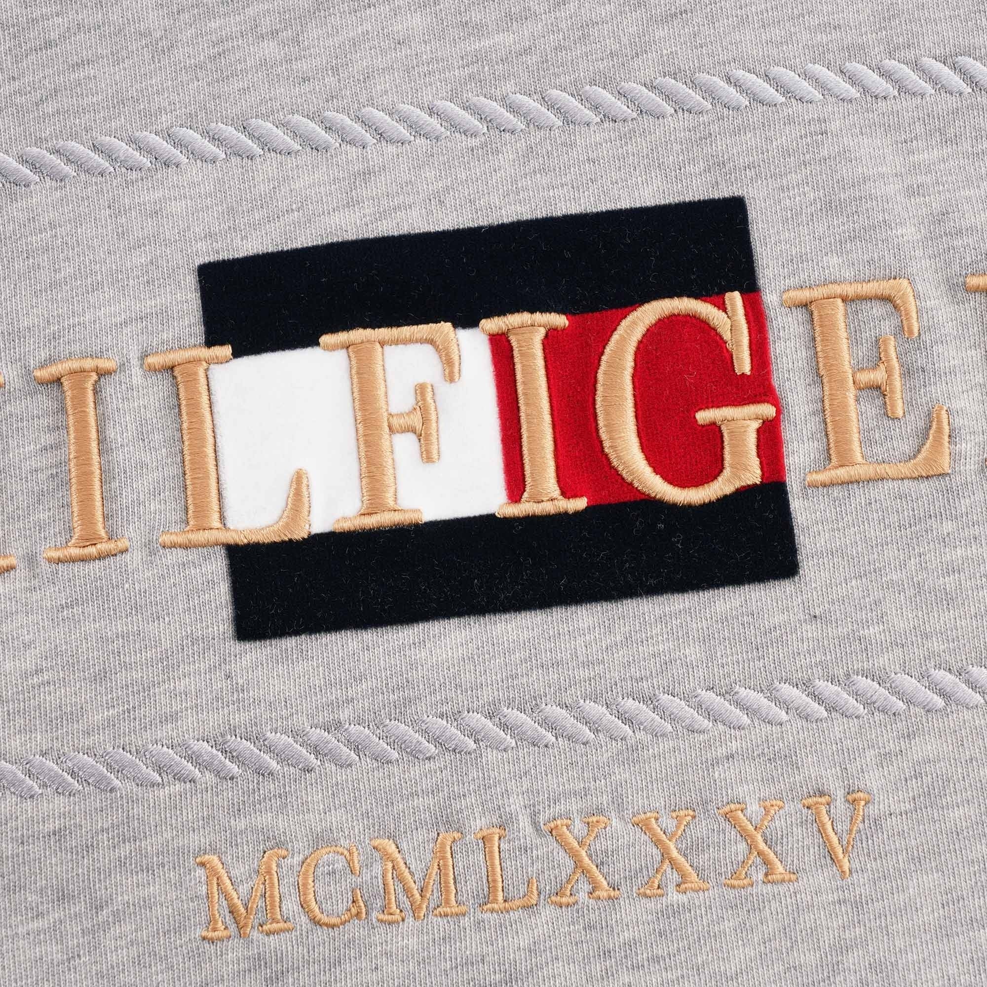 Tommy Hilfiger Rope Embroidery T-Shirt - Grey