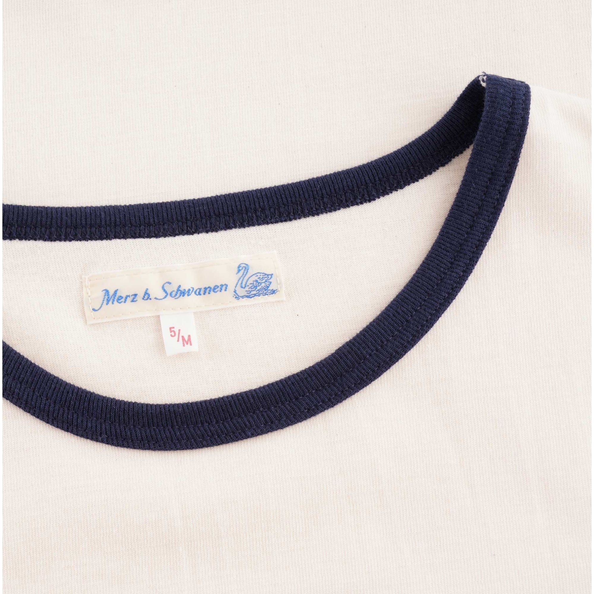 Merz b Schwanen Retro Sport Tee - Natural/Ink