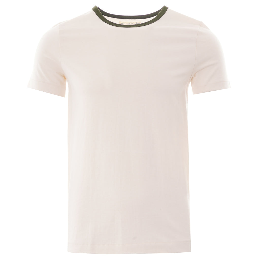 Merz b Schwanen Retro Sport Tee - Natural/Army