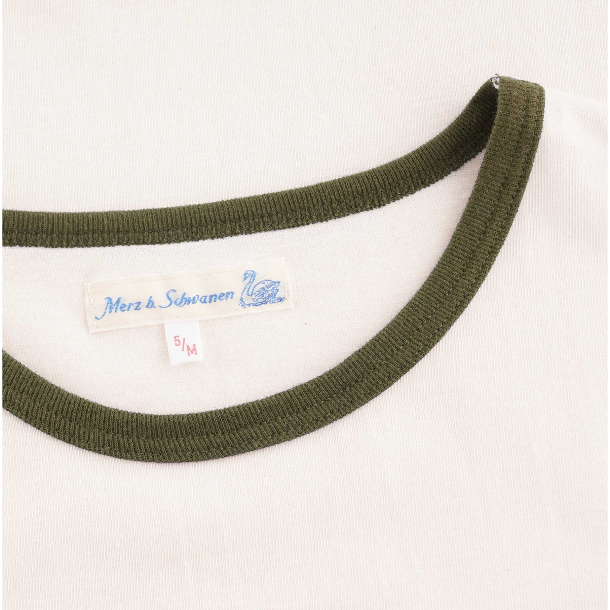 Merz b Schwanen Retro Sport Tee - Natural/Army