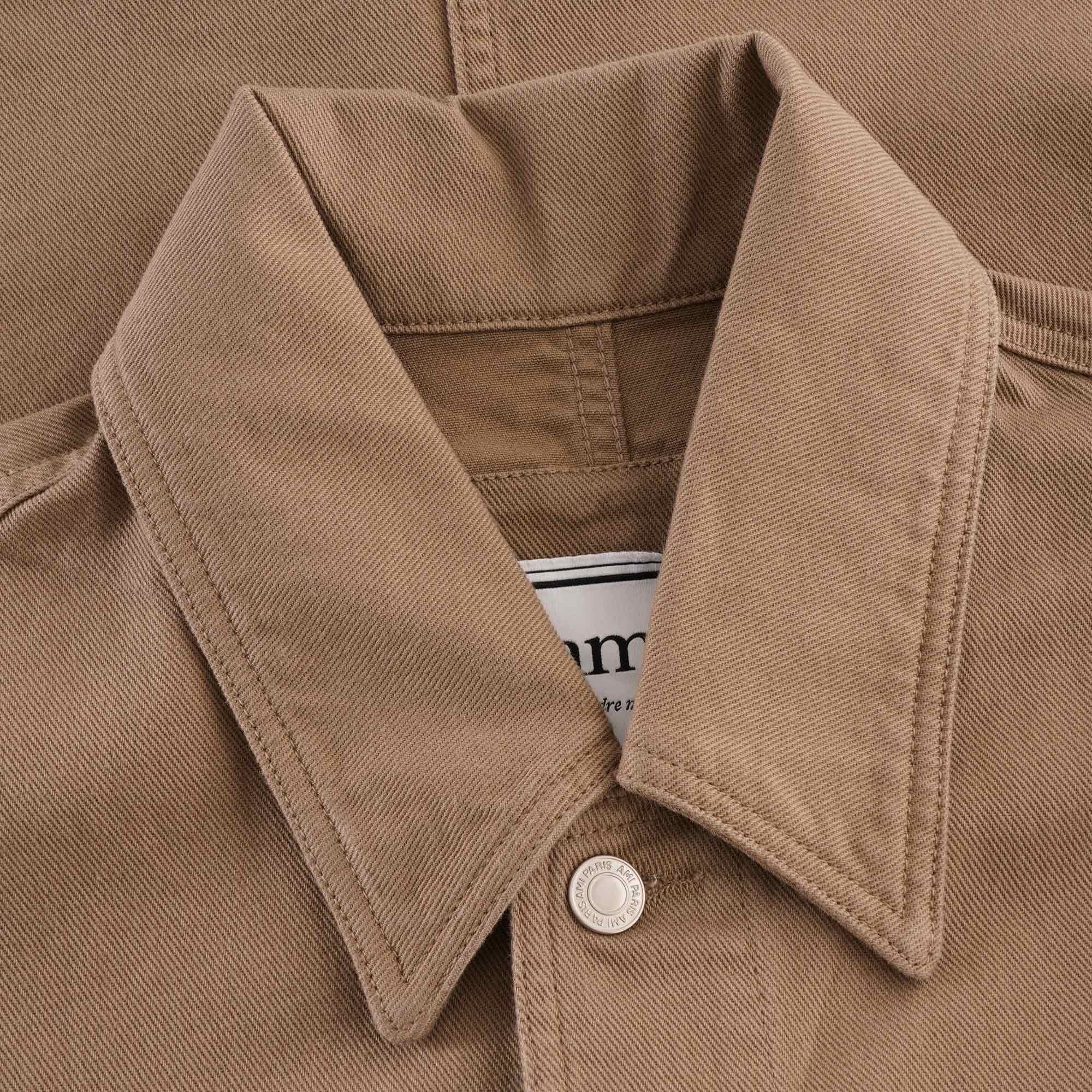 AMI Patch Pockets Jacket - Taupe