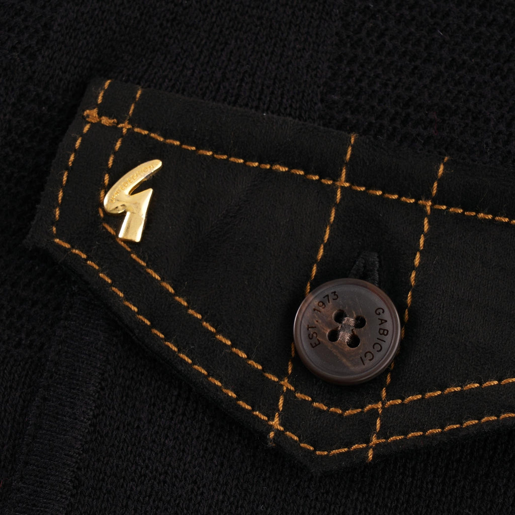 Gabicci Vintage Buckler Polo Shirt - Black