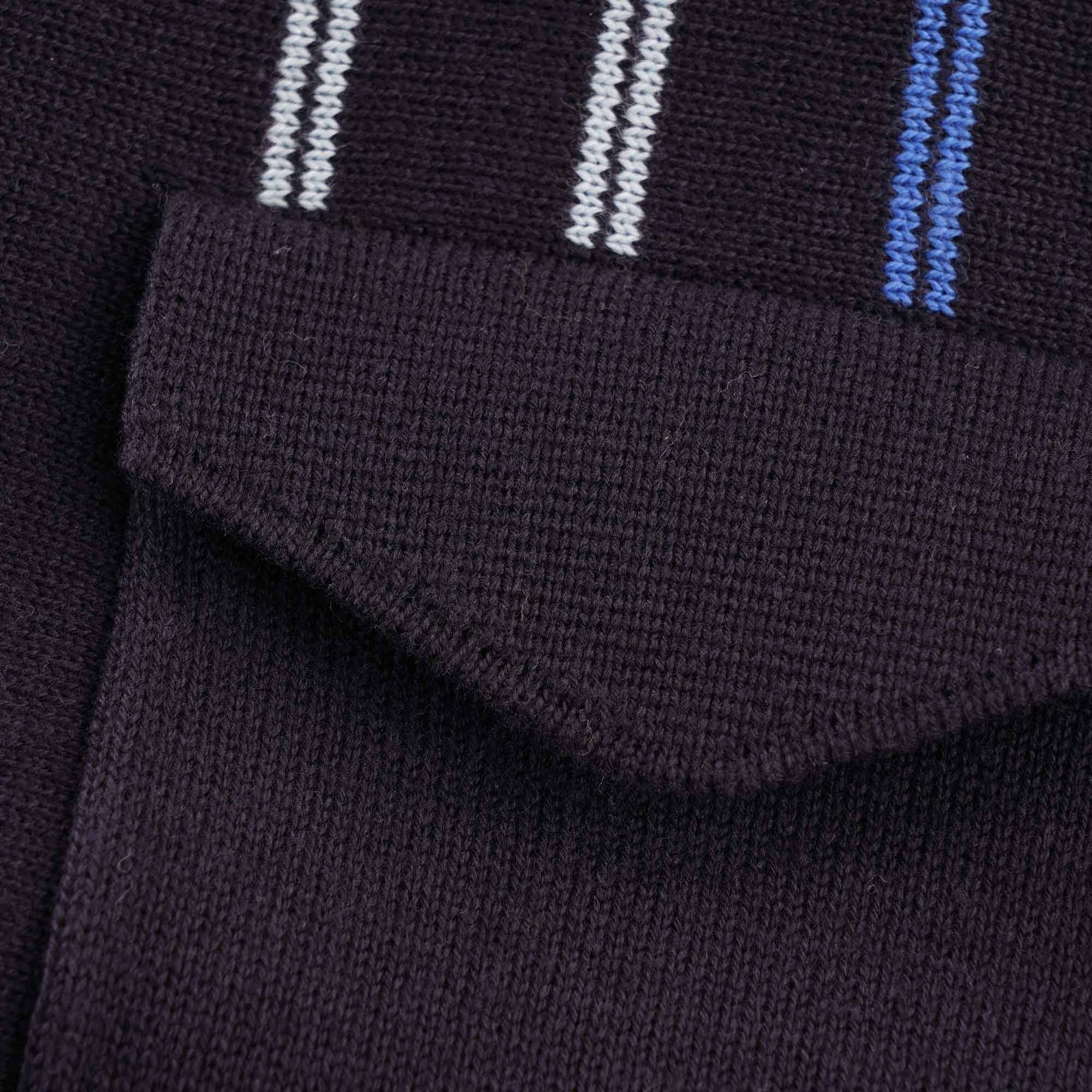 Gabicci Vintage Stripe Button Through Cardigan - Navy