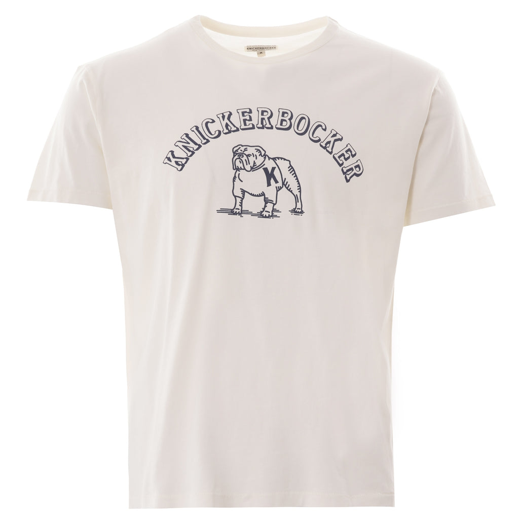 Knickerbocker Bulldog T-Shirt - Milk
