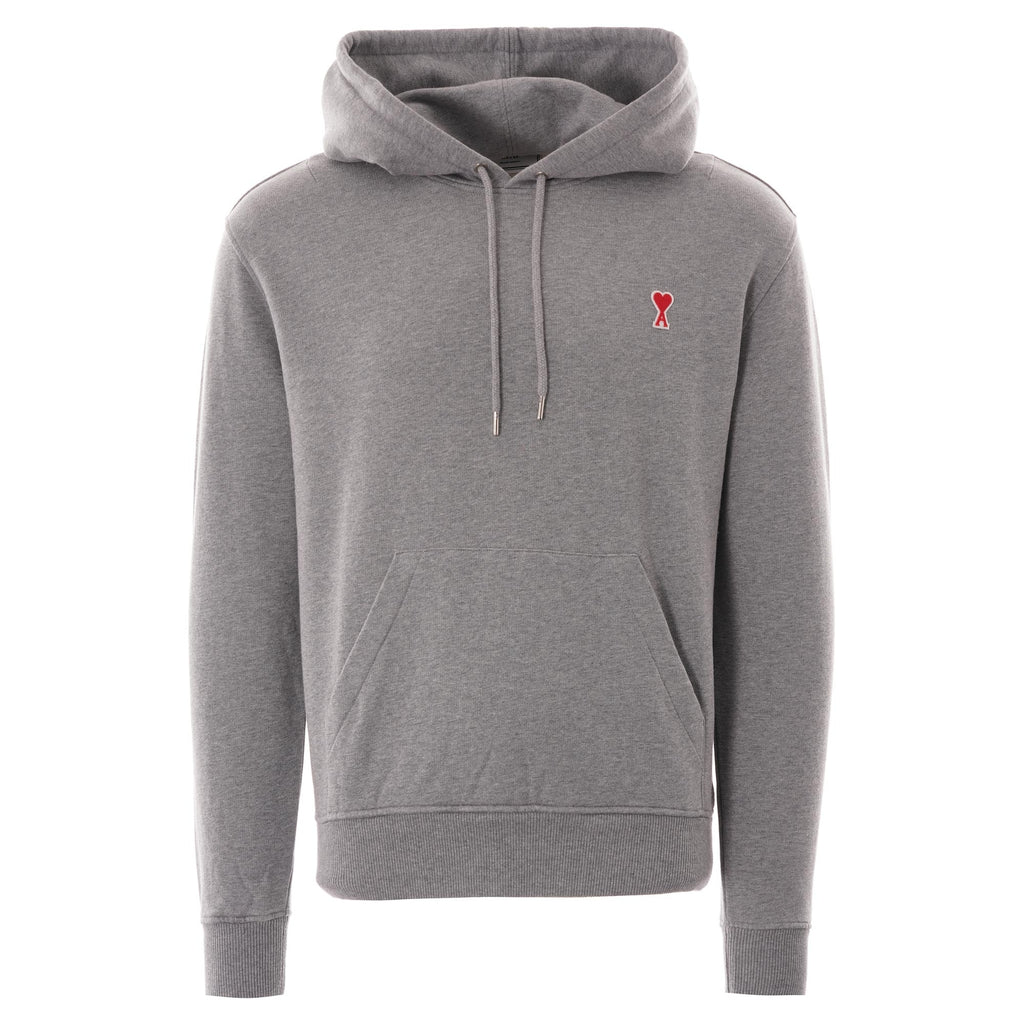 AMI Ami De Coeur Hoodie - Grey