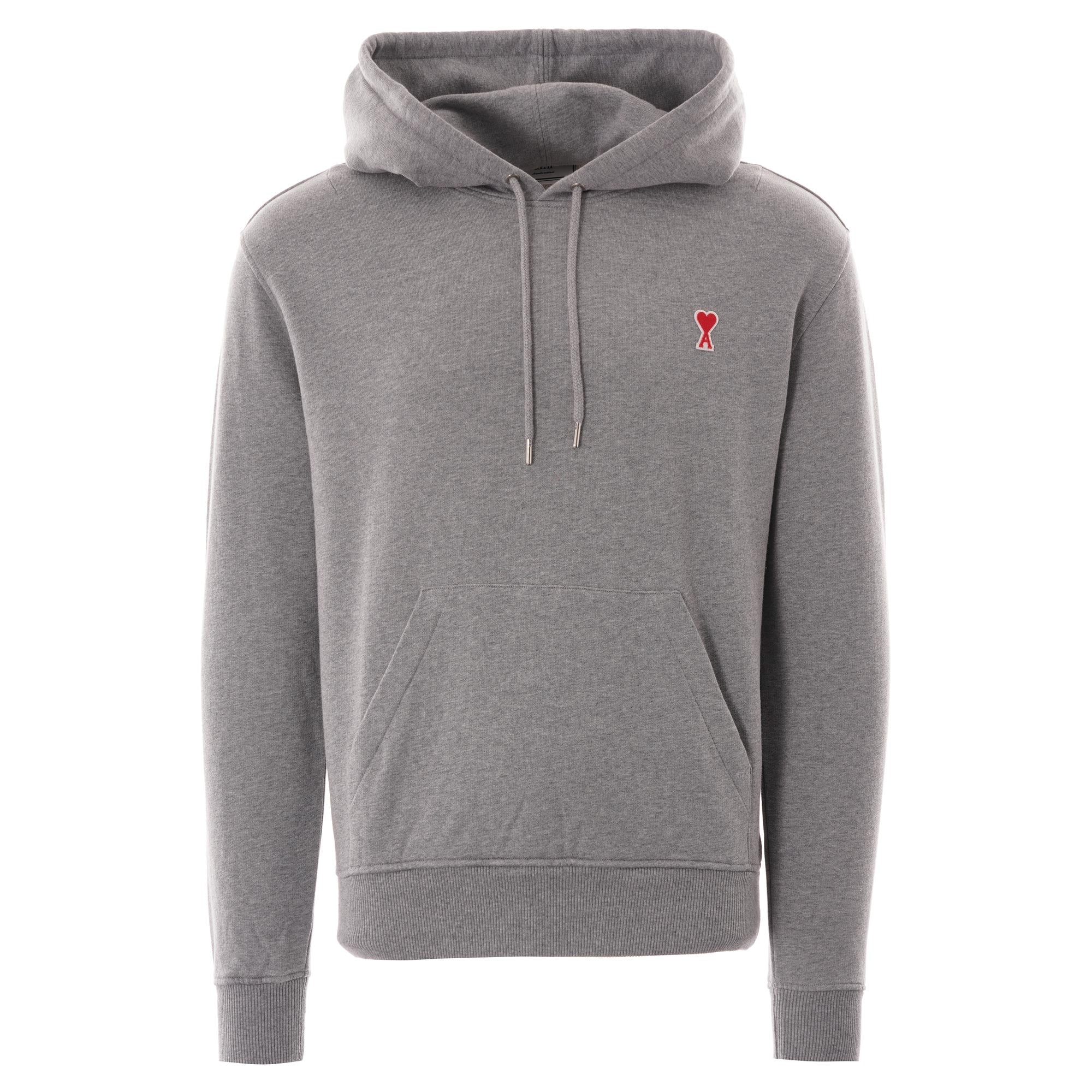 AMI Ami De Coeur Hoodie - Grey