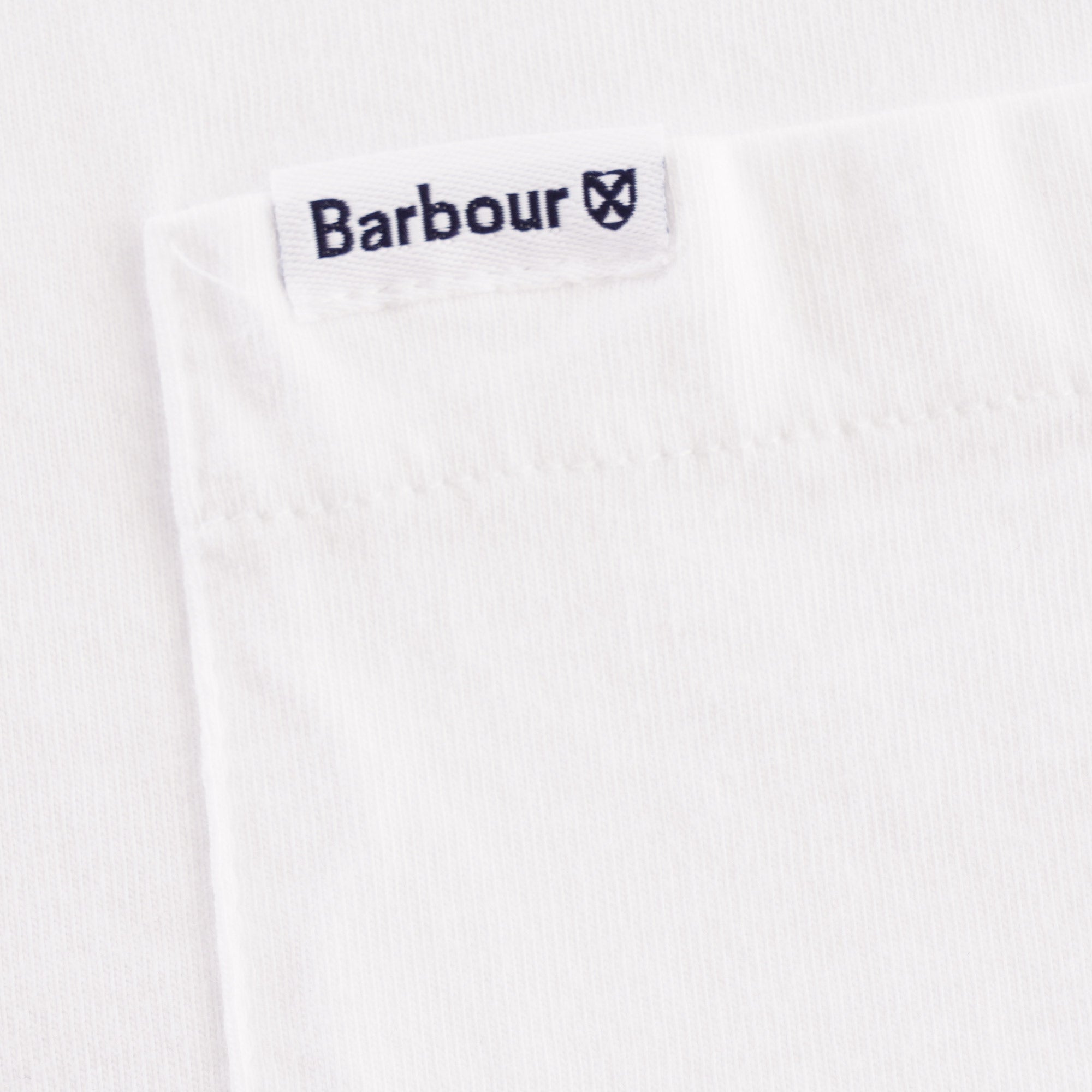Barbour Logo Pocket Tee - White