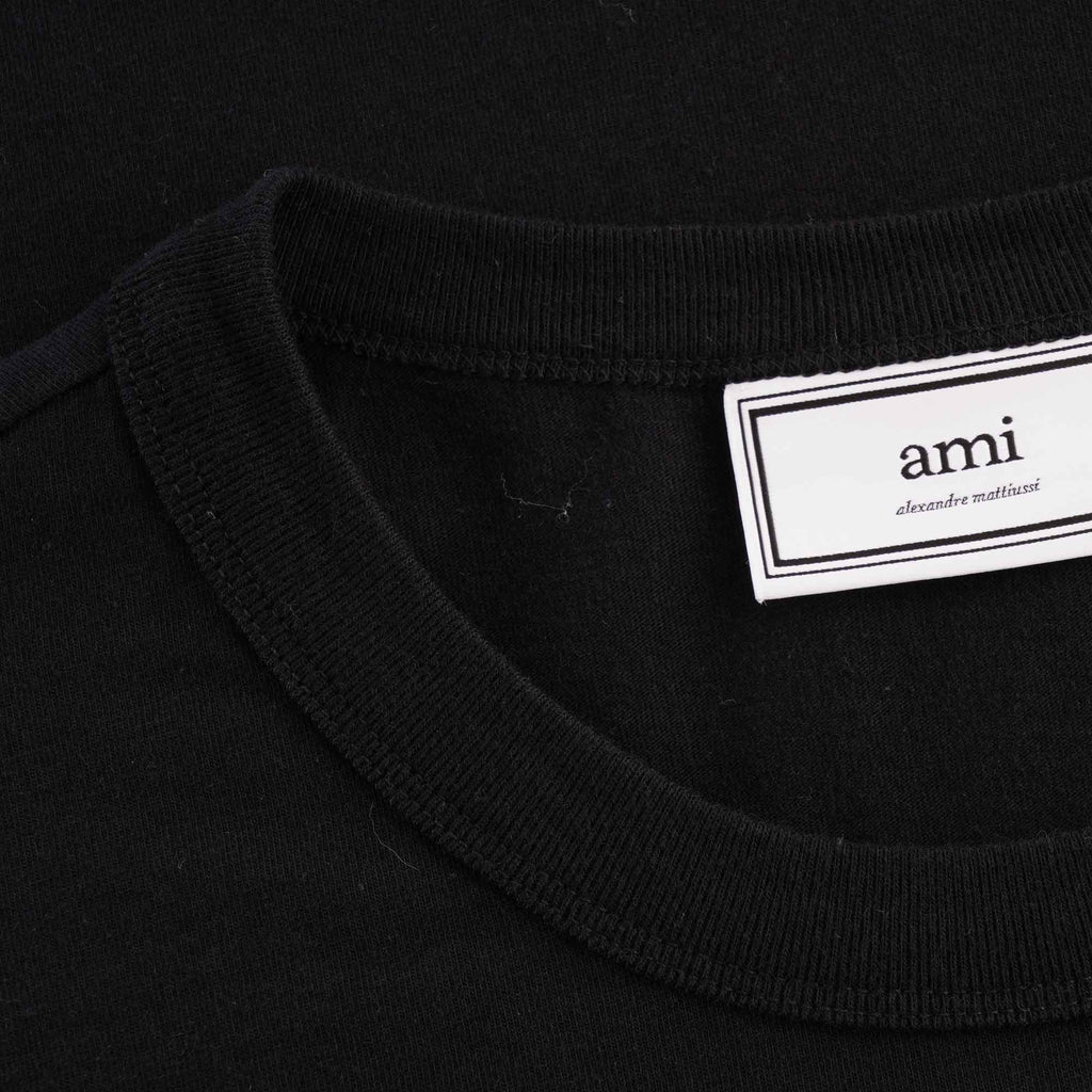 AMI Linear De Coeur T-Shirt - Black