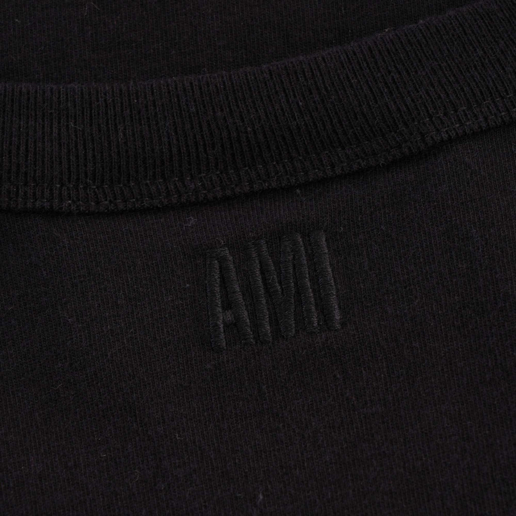 AMI Linear De Coeur T-Shirt - Black