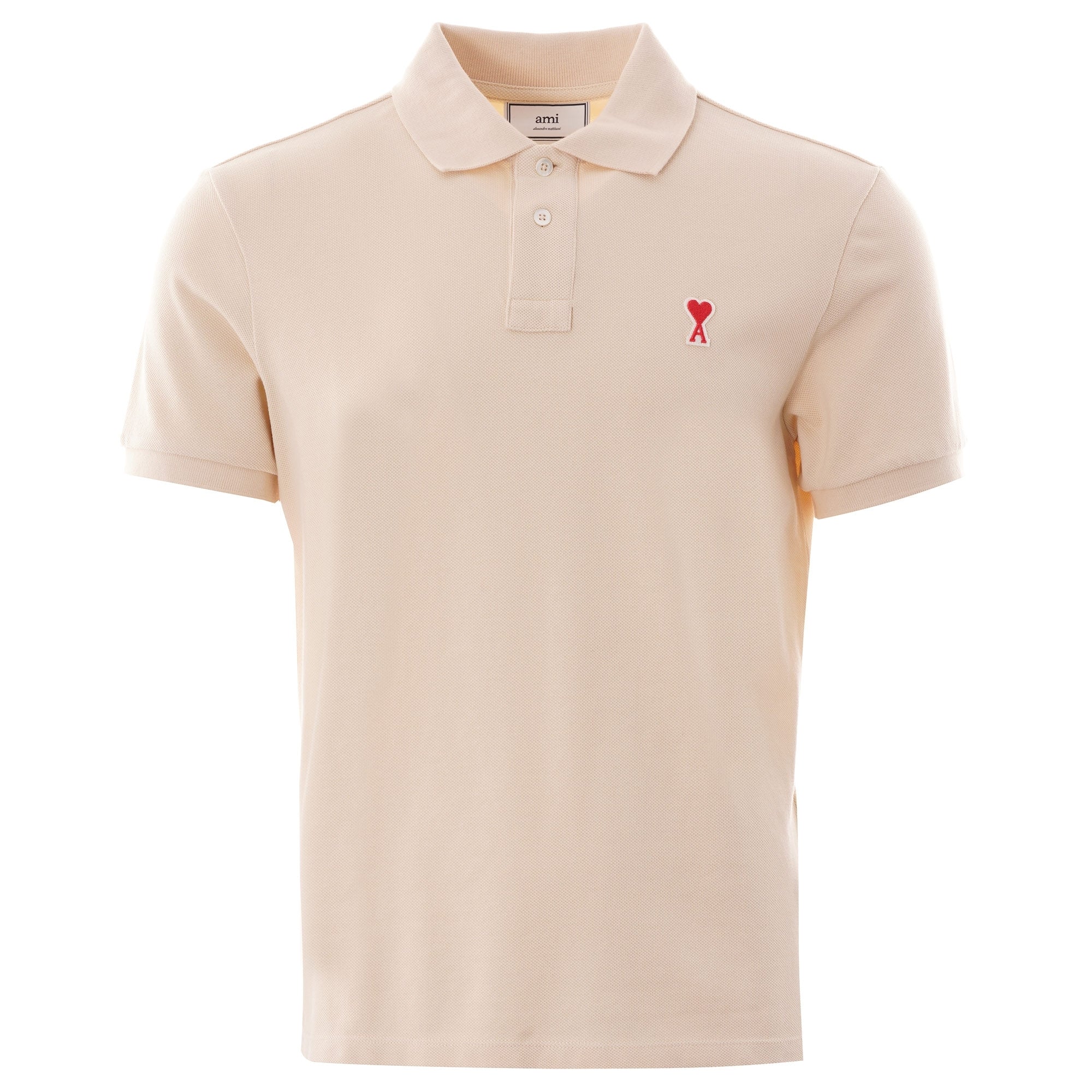 AMI De Coeur Polo Shirt - Off White