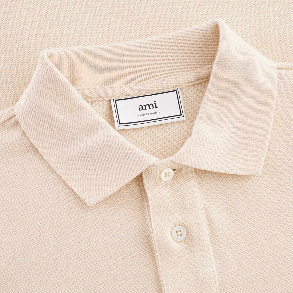AMI De Coeur Polo Shirt - Off White