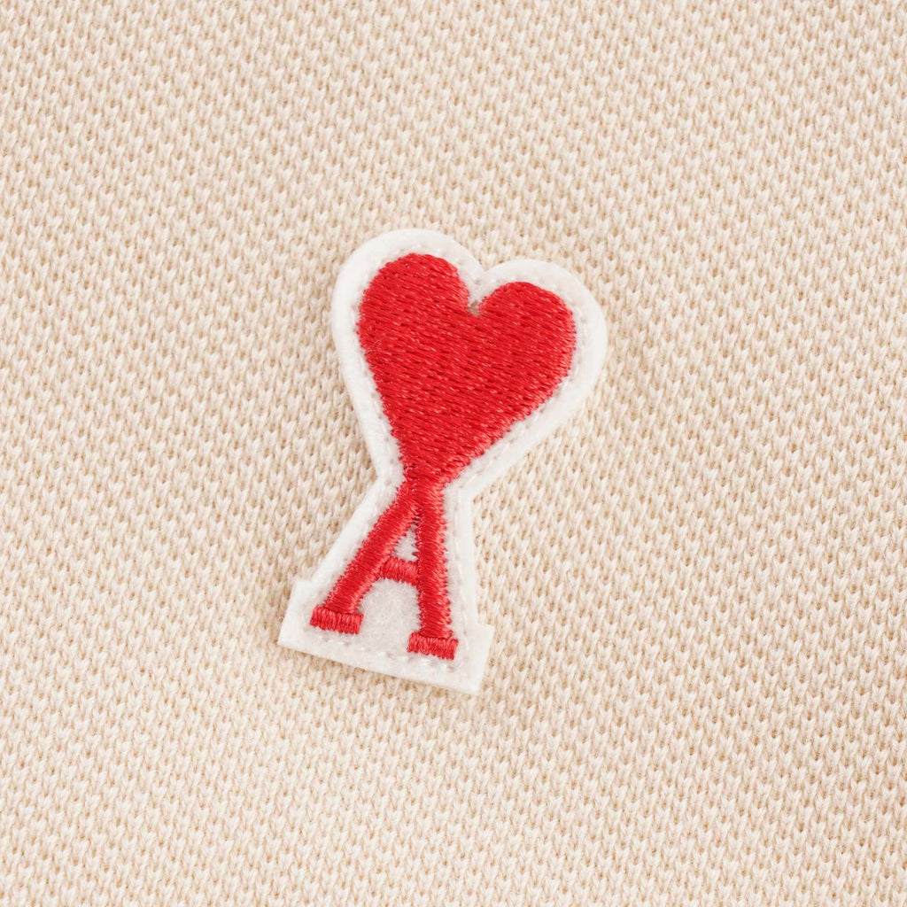 AMI De Coeur Polo Shirt - Off White