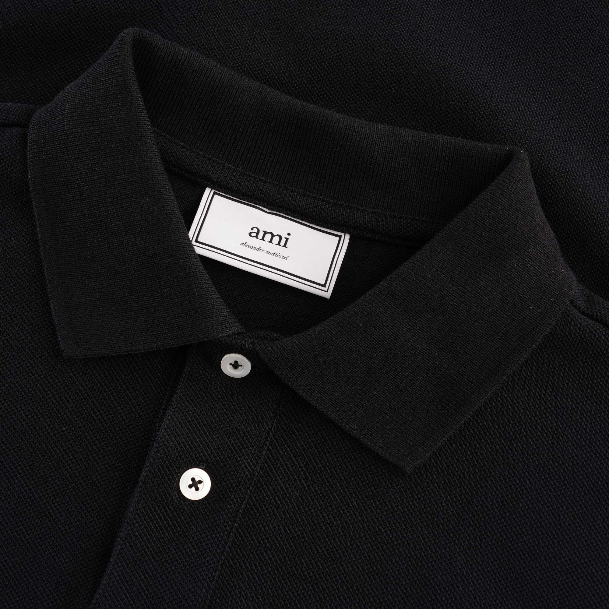 AMI De Coeur Polo Shirt - Black