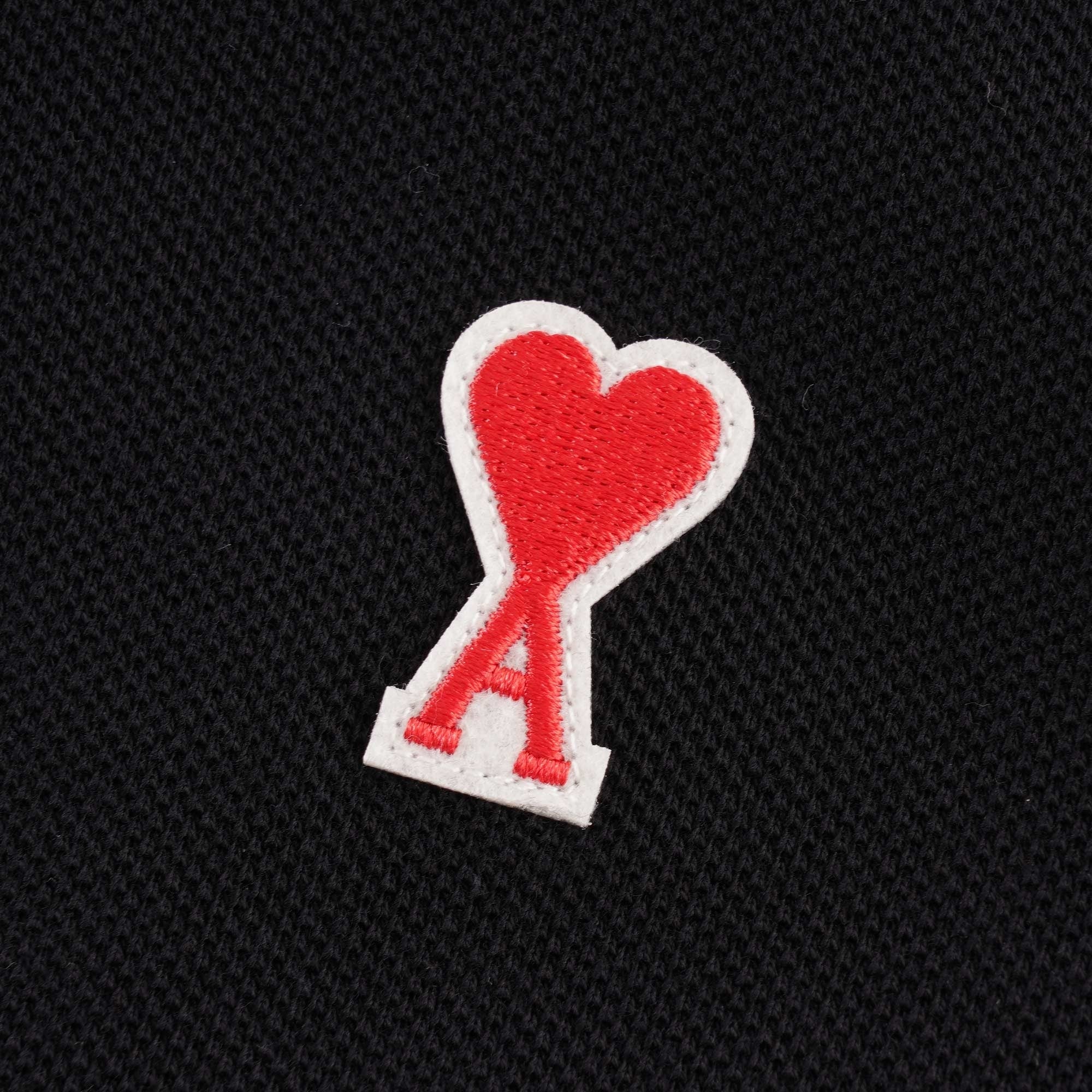 AMI De Coeur Polo Shirt - Black