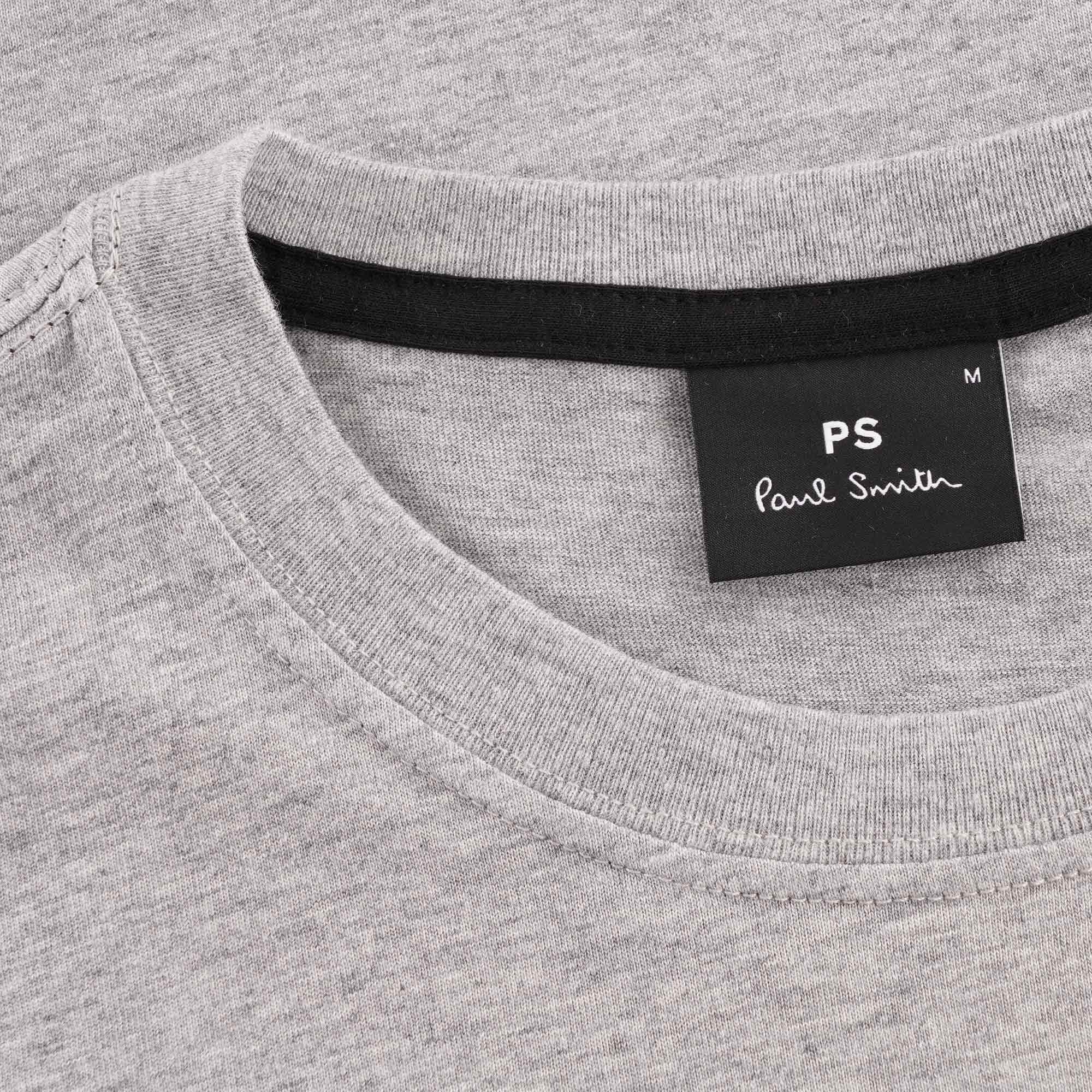 Paul Smith Organic Cotton Zebra Logo T-Shirt - Grey