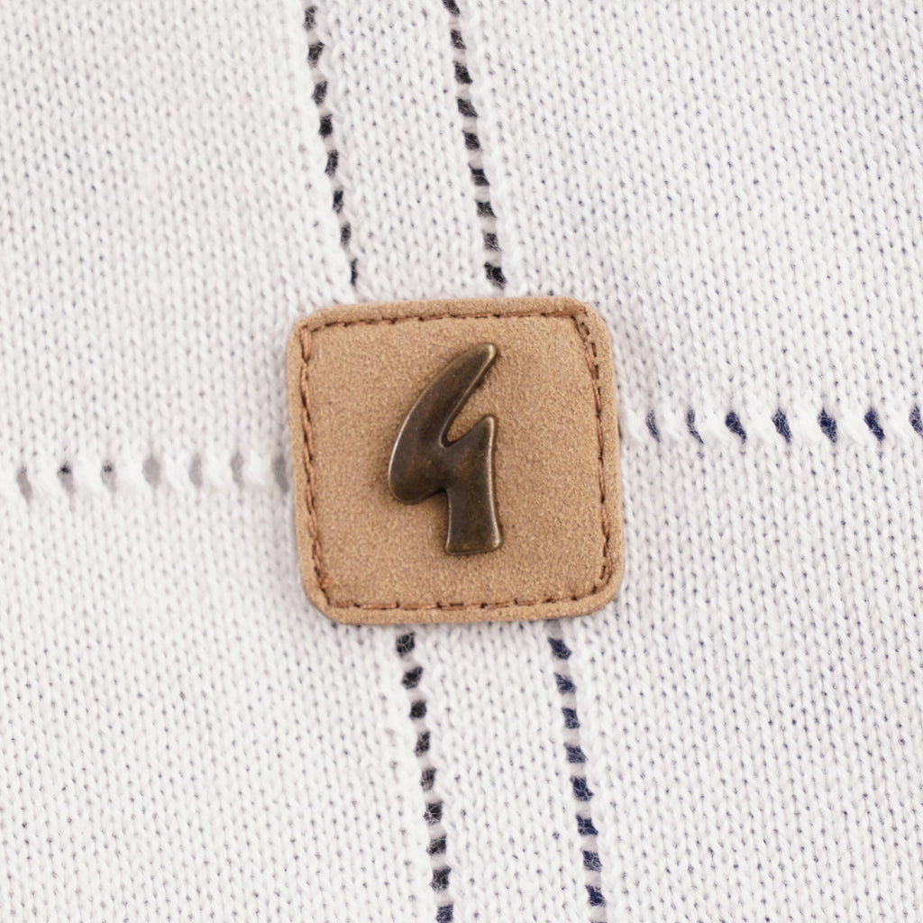 Gabicci Vintage Morgan Airtex Button Through Polo - Cologne