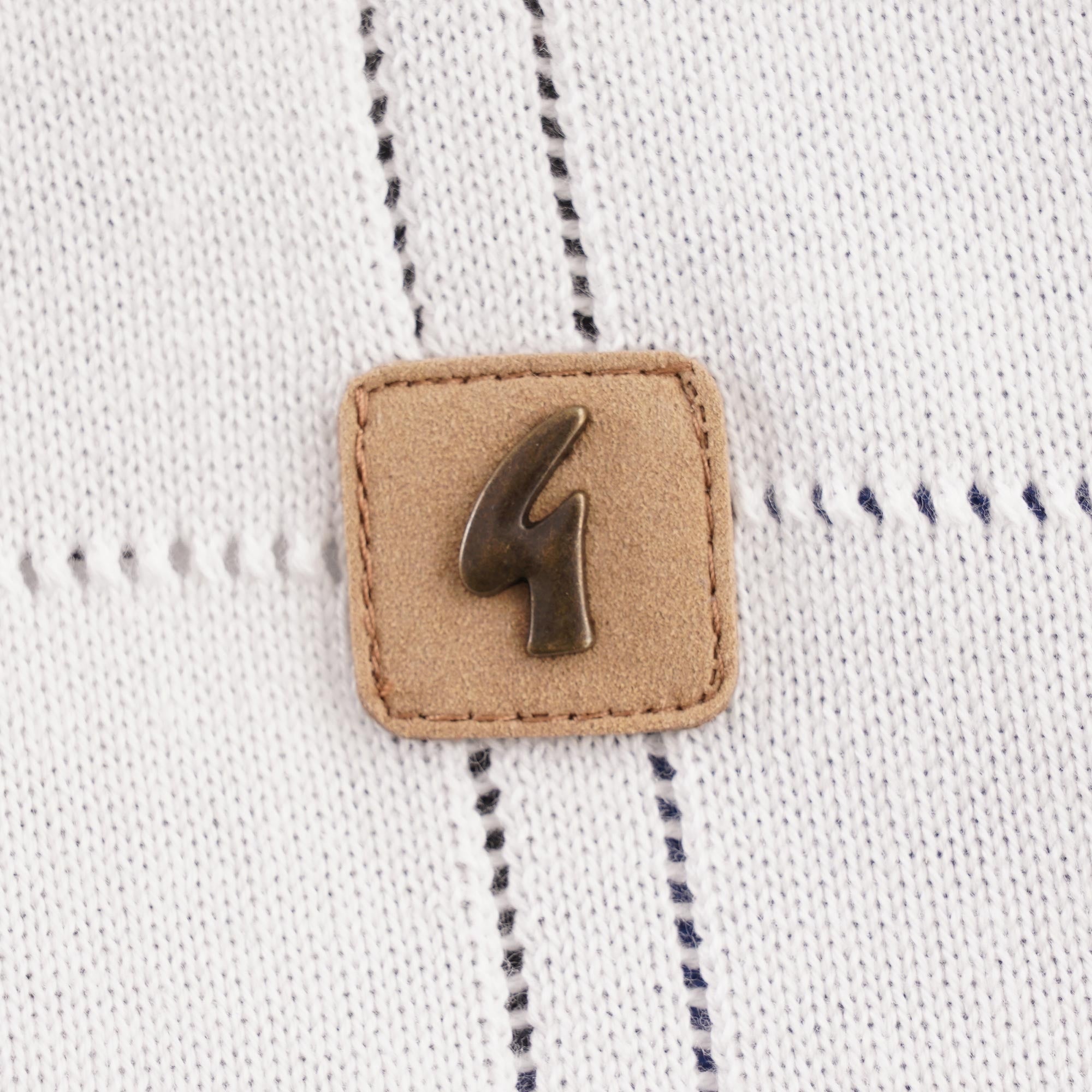Gabicci Vintage Morgan Airtex Button Through Polo - Cologne