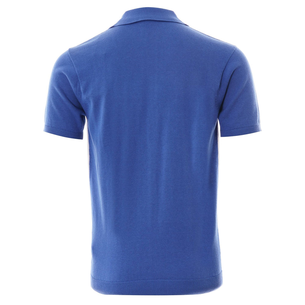 Gabicci Vintage Morgan Airtex Button Through Polo - Cologne