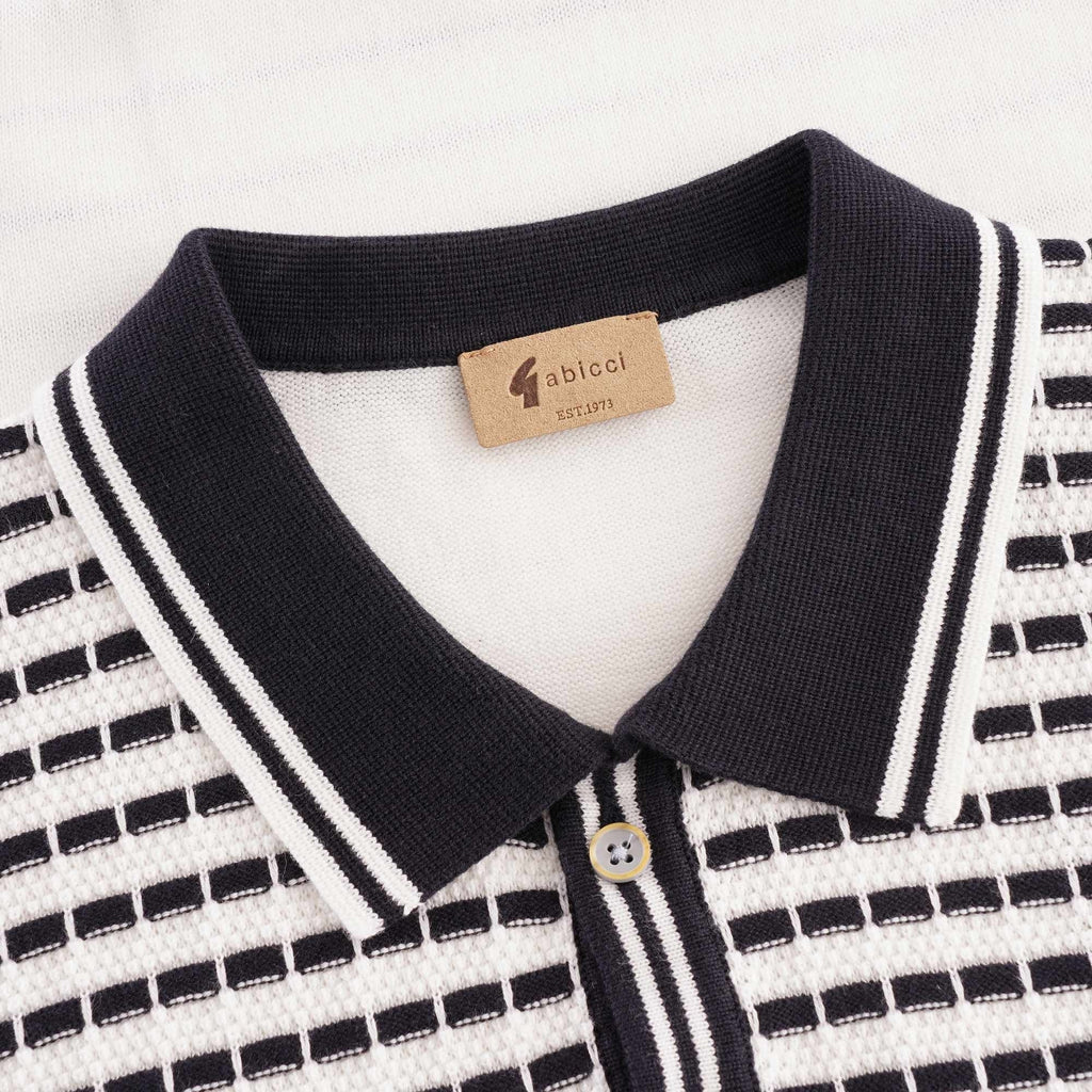 Gabicci Vintage Canyon Polo Shirt - White