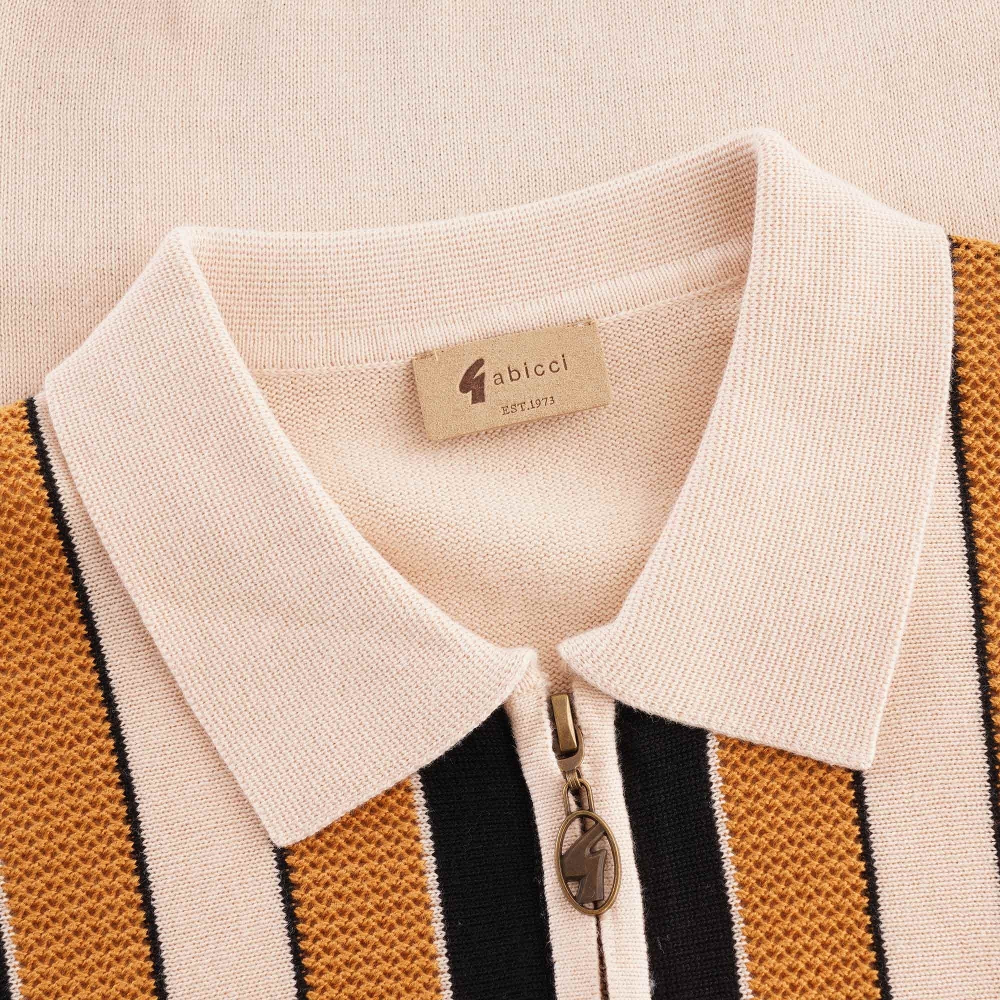 Gabicci Vintage Colt Knitted Polo - Oat
