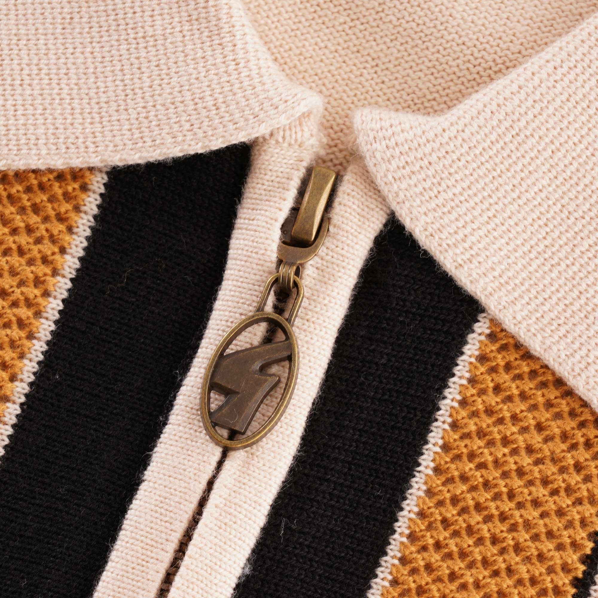 Gabicci Vintage Colt Knitted Polo - Oat