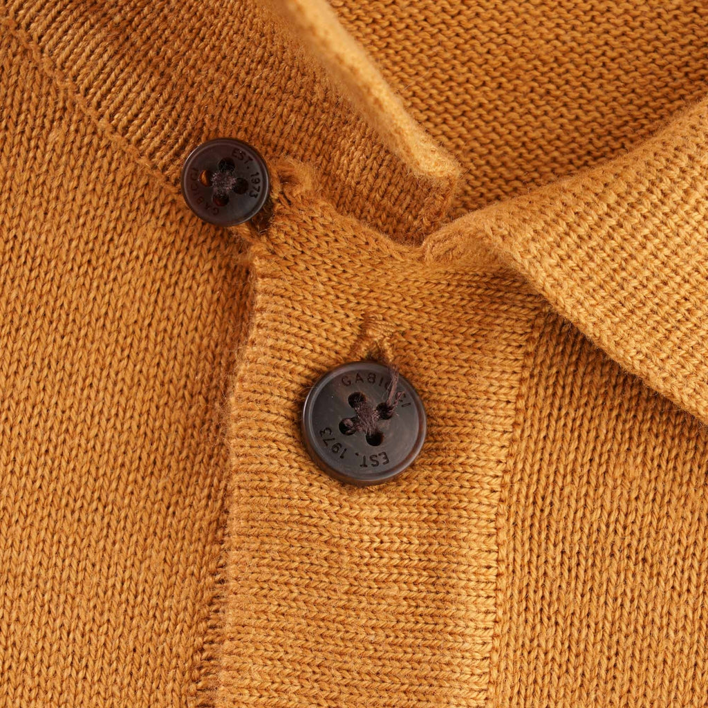 Gabicci Vintage Jackson Knit Polo - Hay