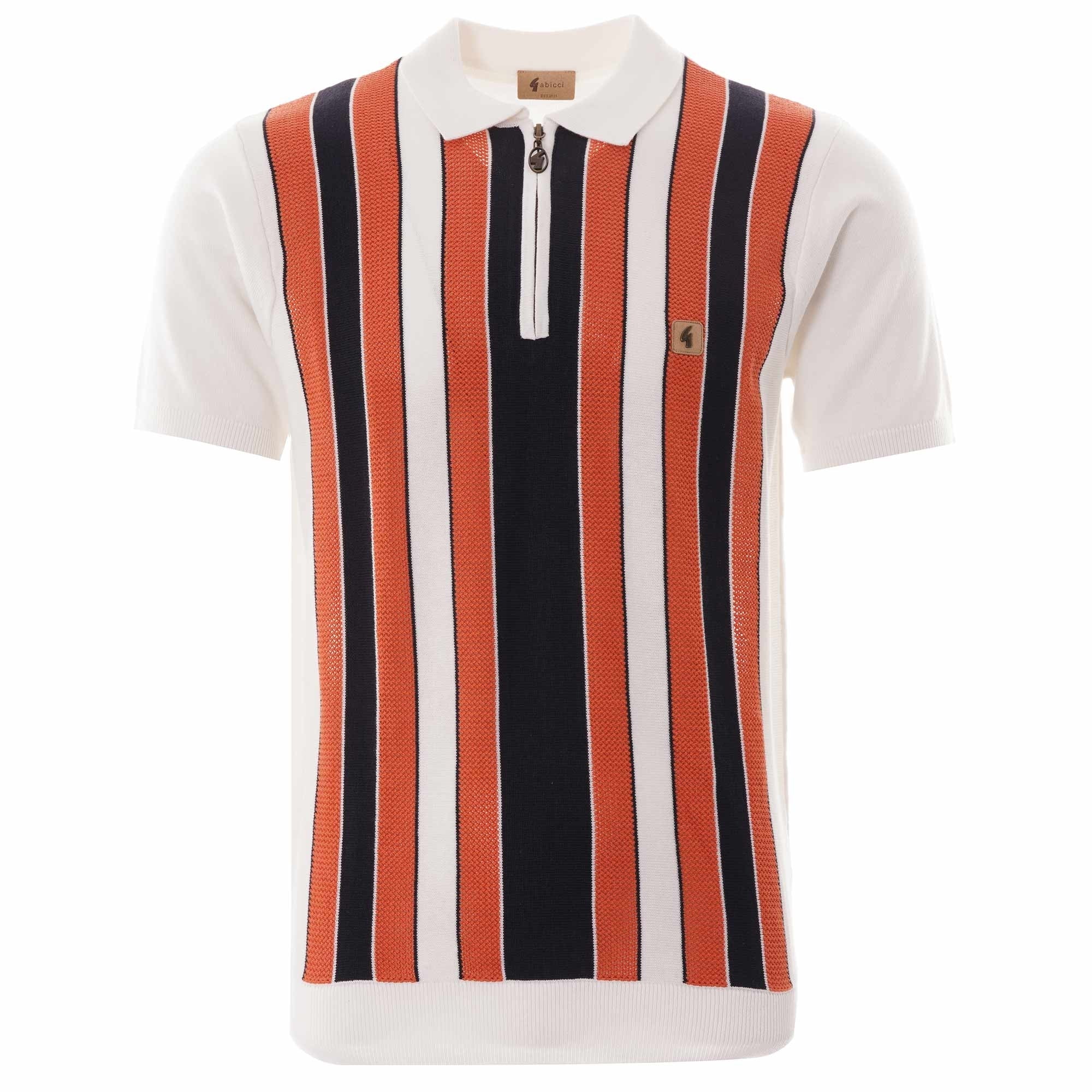 Gabicci Vintage Colt Knitted Polo - White