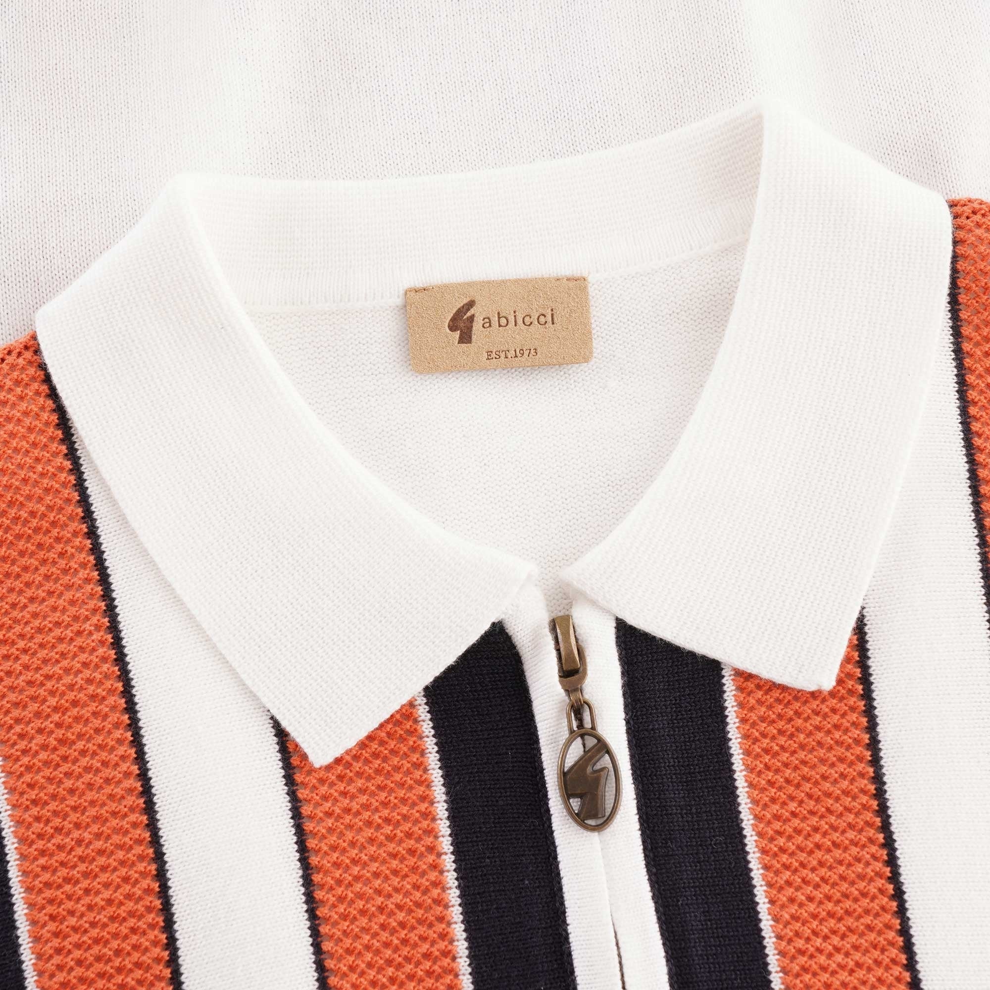 Gabicci Vintage Colt Knitted Polo - White