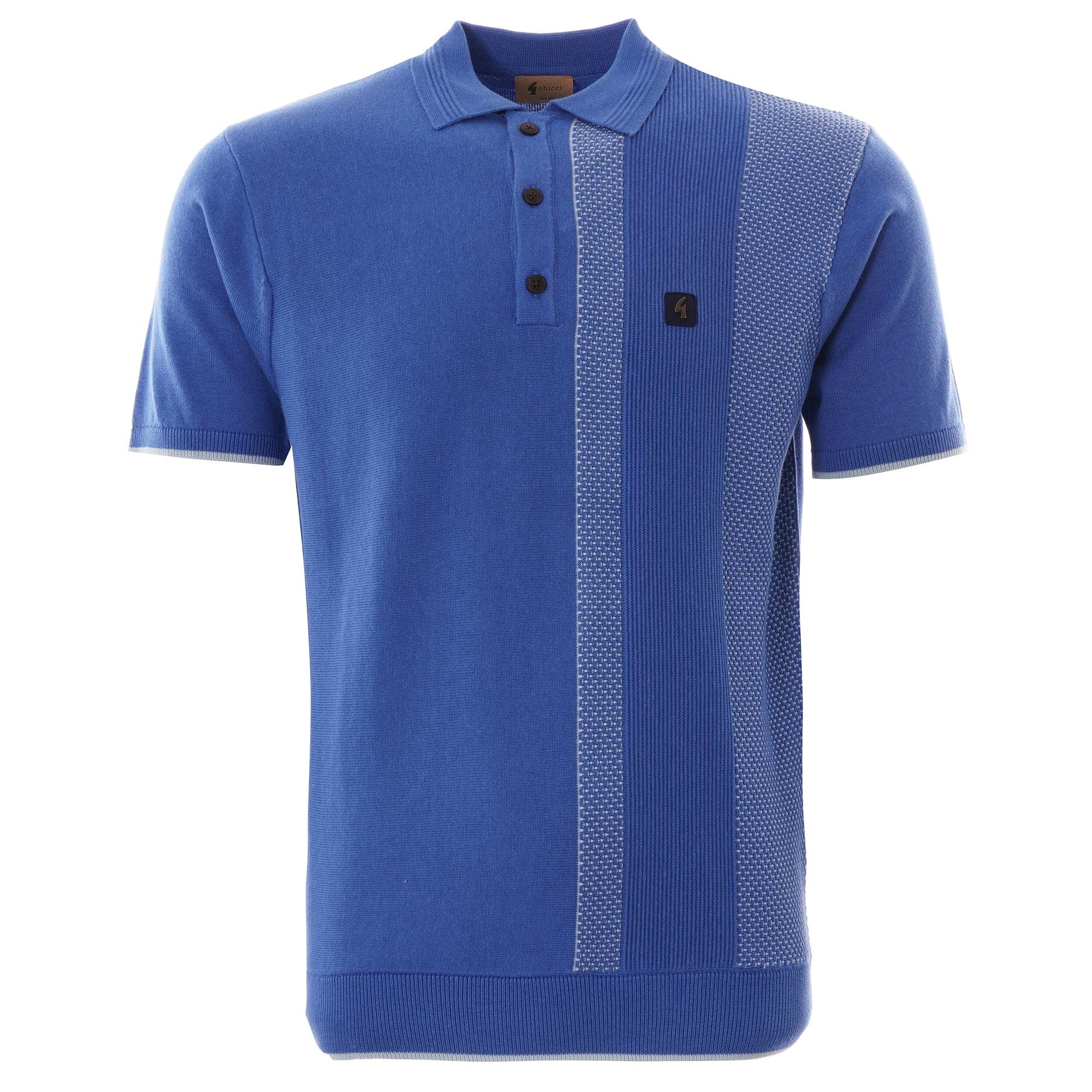 Gabicci Vintage Cariboo Knit Polo - Cologne