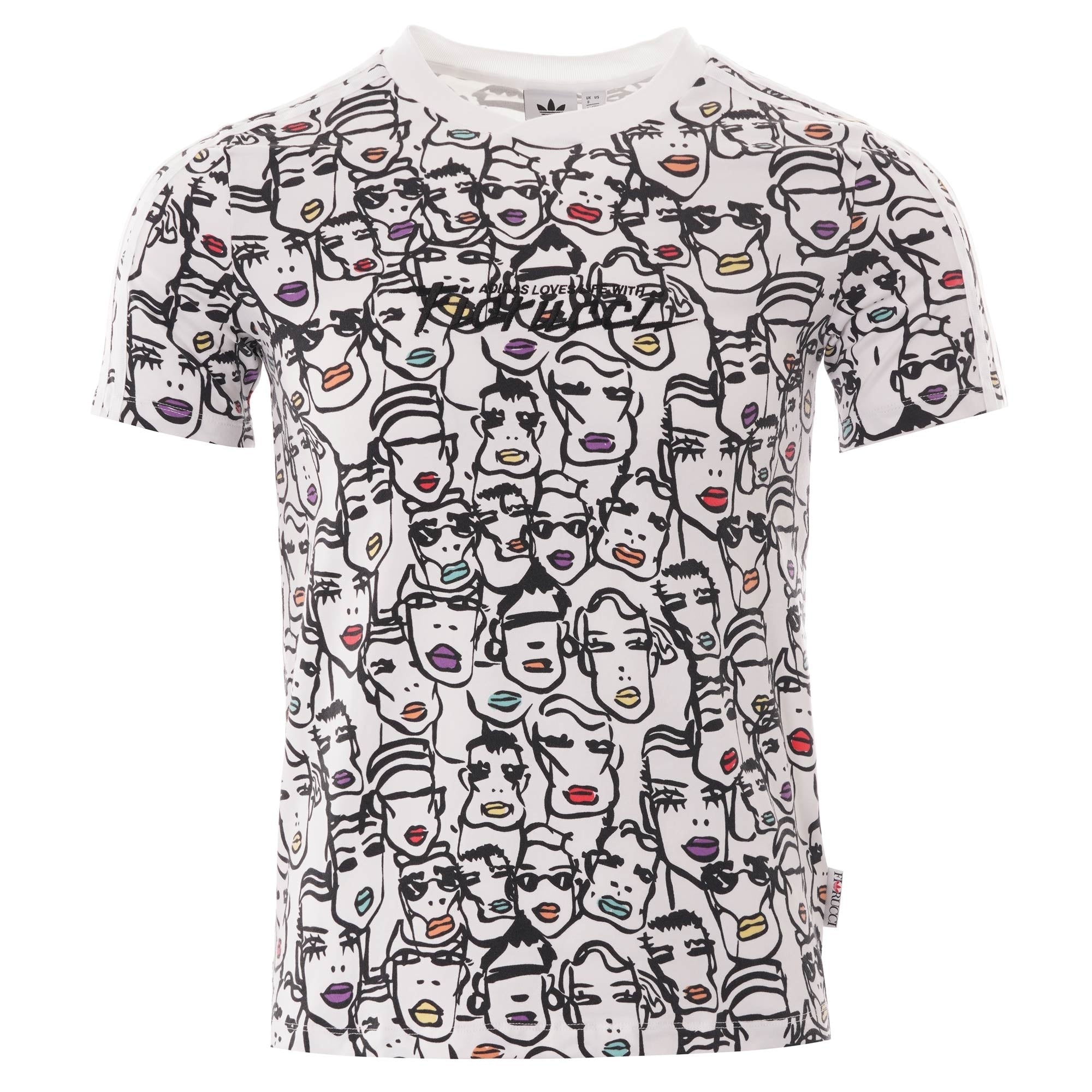 Adidas Originals Womens Adidas x Fiorucci Tee -  Multi