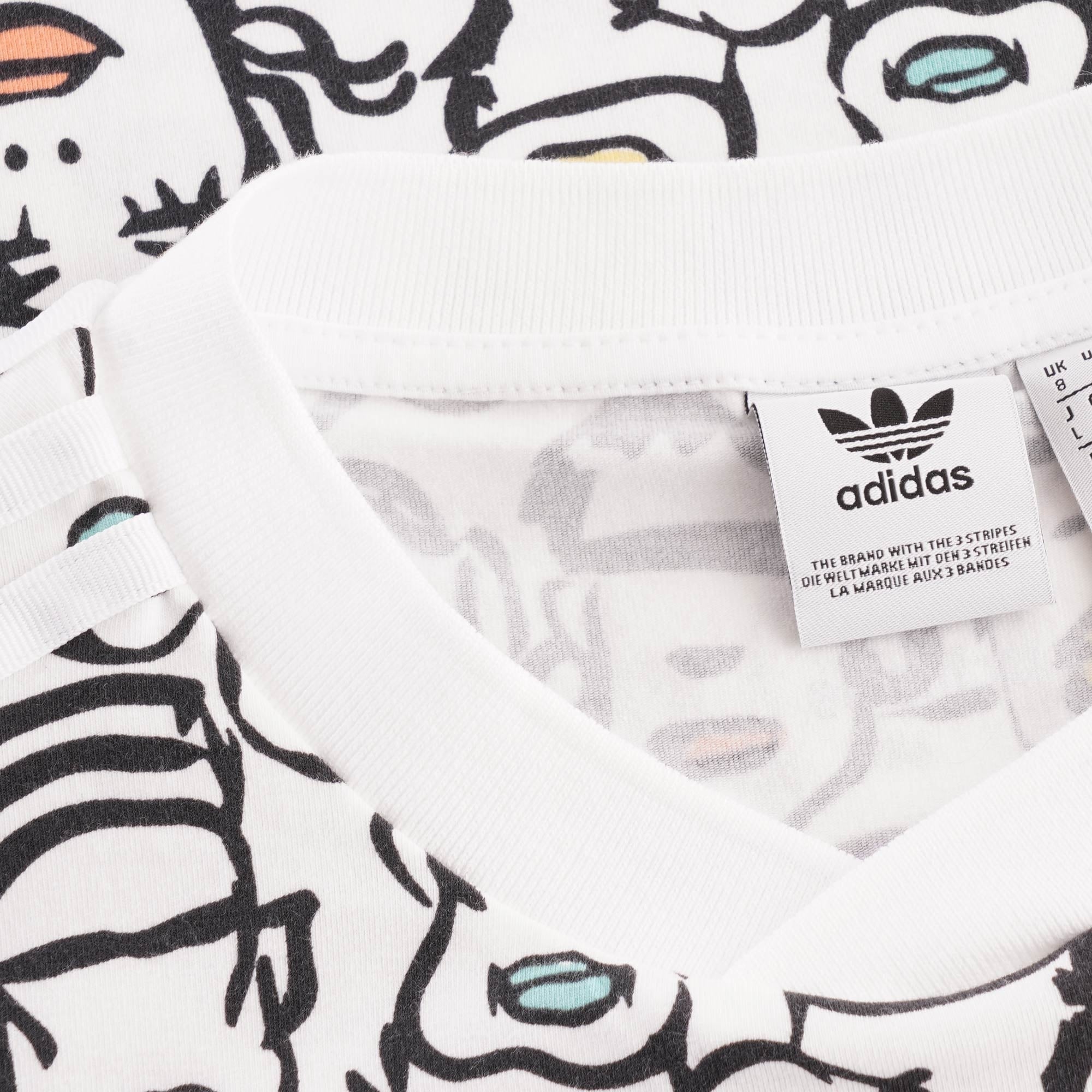 Adidas Originals Womens Adidas x Fiorucci Tee -  Multi