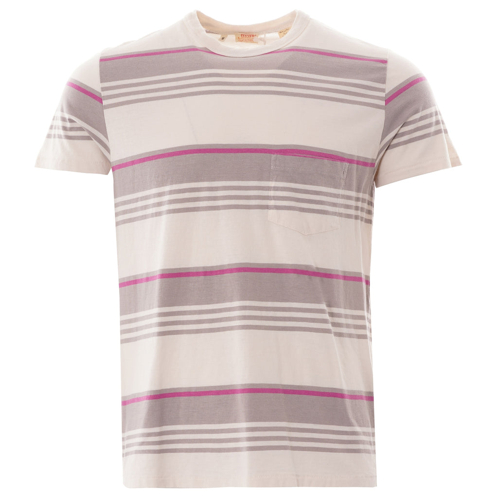 Levi's® Vintage Clothing 1960s Casual Stripe T-Shirt - Grey