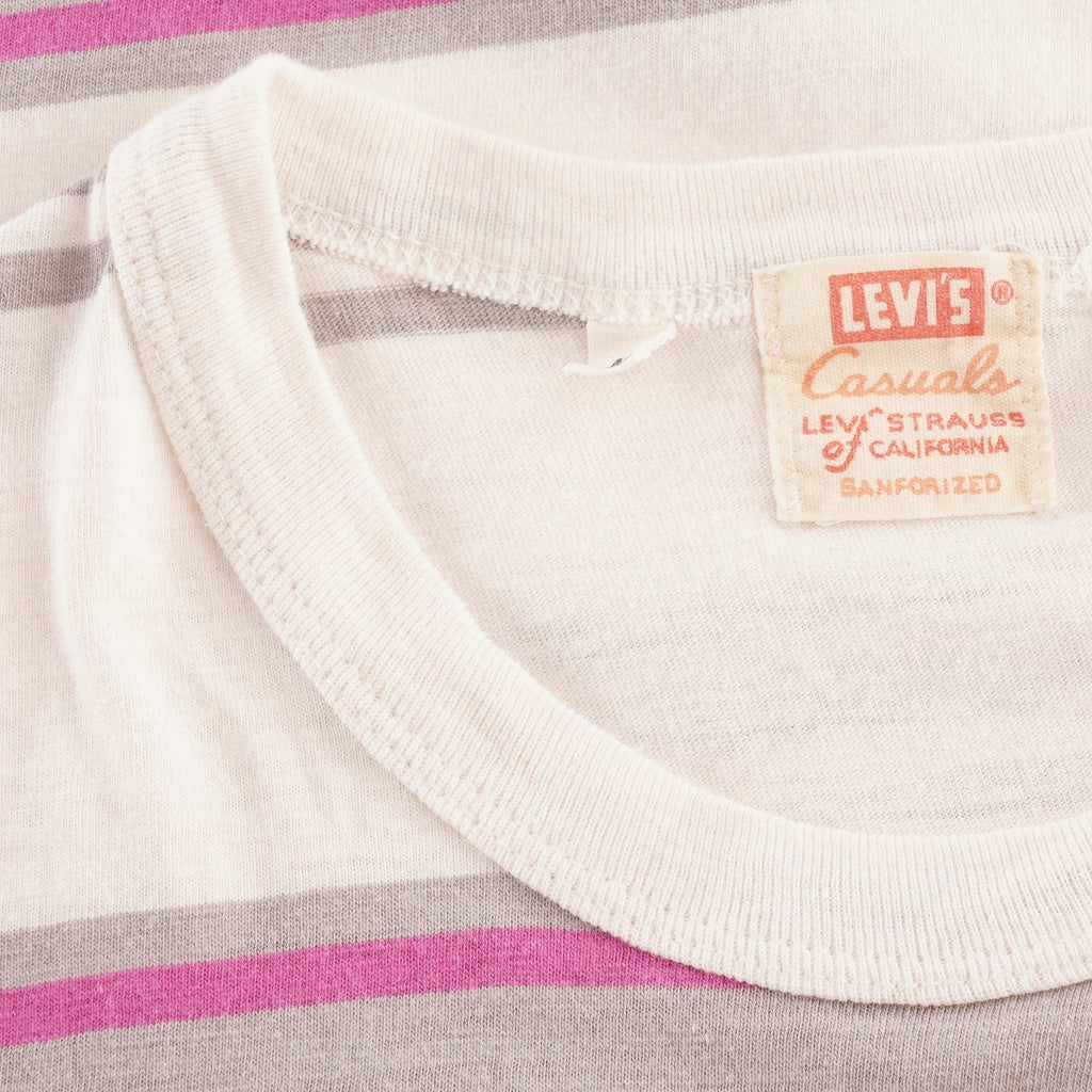 Levi's® Vintage Clothing 1960s Casual Stripe T-Shirt - Grey