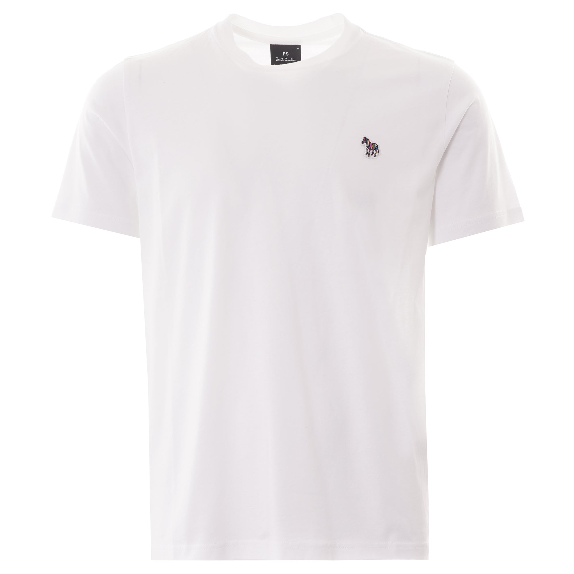 Paul Smith Organic Cotton Zebra Logo - White