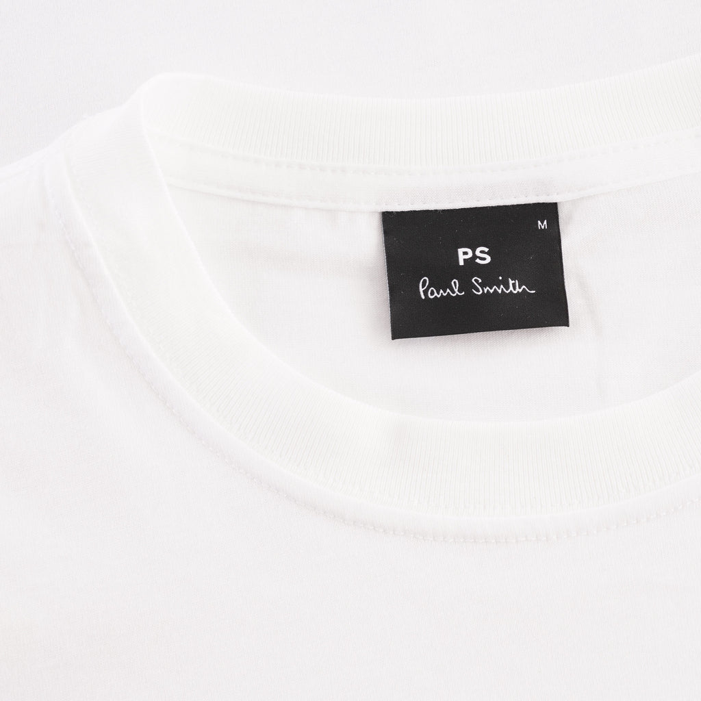 Paul Smith Organic Cotton Zebra Logo - White