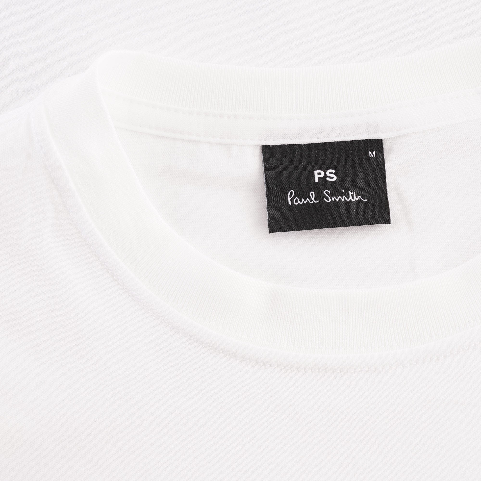 Paul Smith Organic Cotton Zebra Logo - White