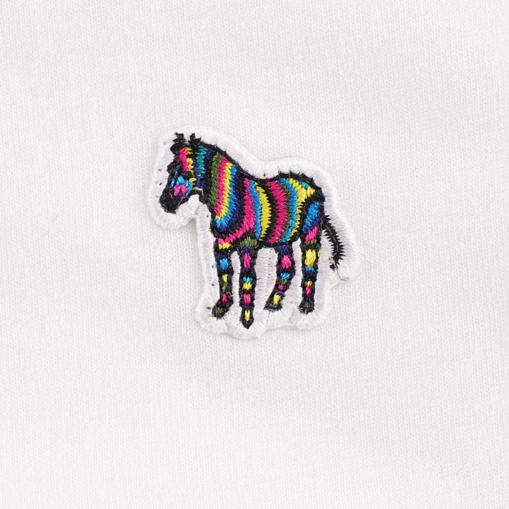 Paul Smith Organic Cotton Zebra Logo - White